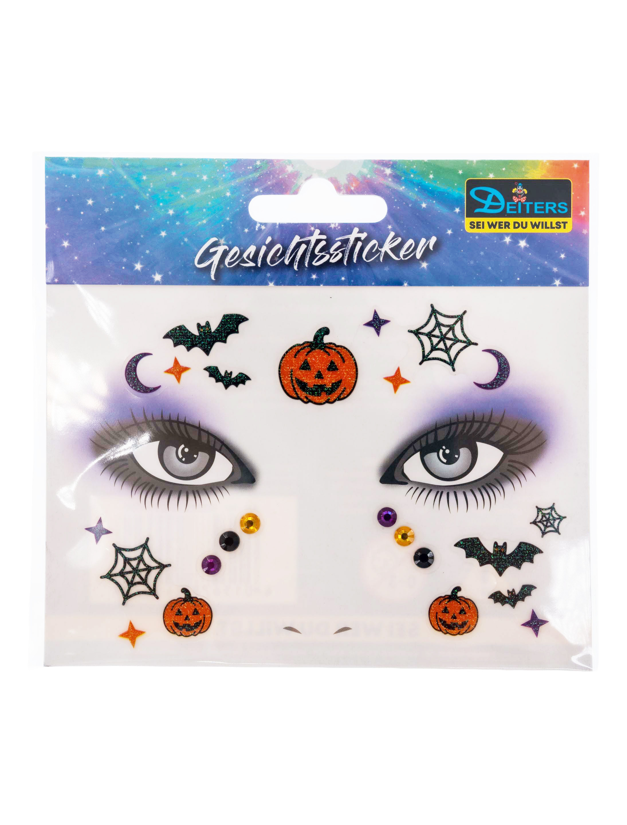 Gesichtssticker Kürbis