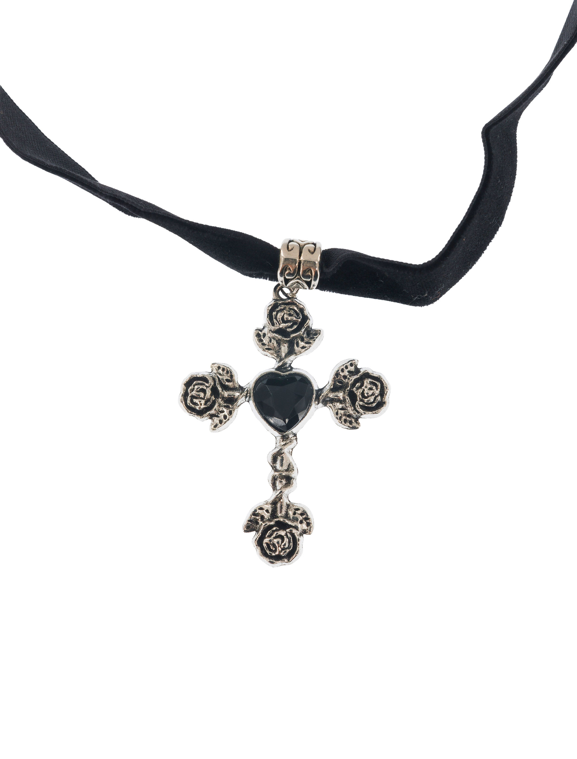 Choker Kreuz mit Herz