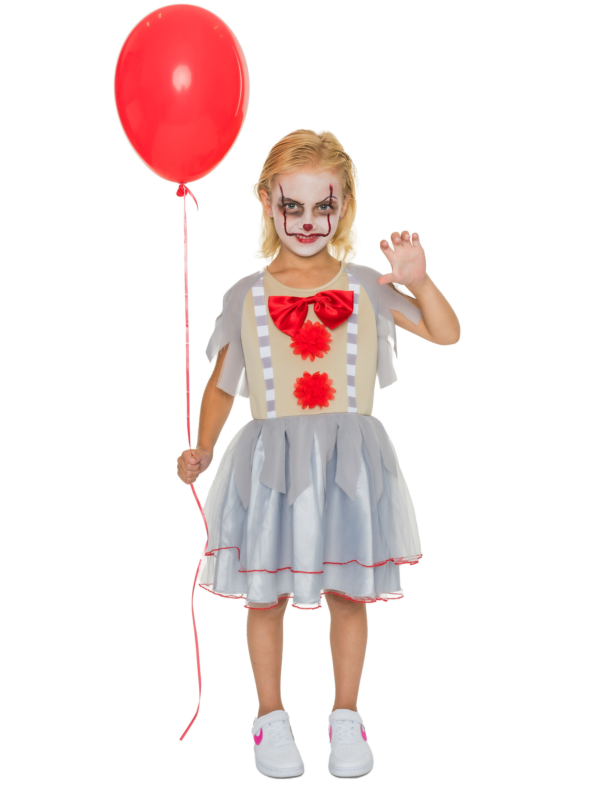 Kleid Clown mit Fliege