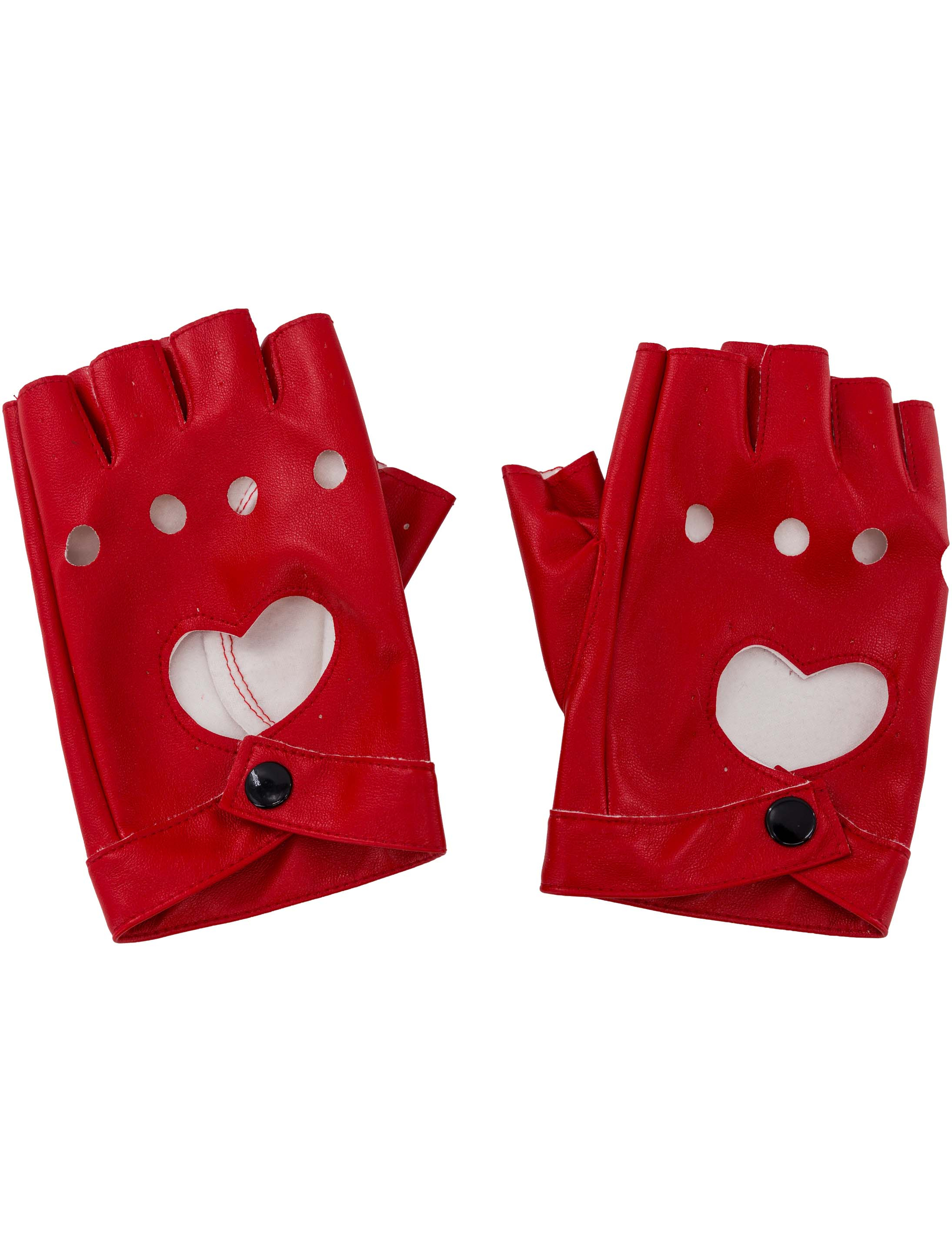Handschuhe fingerlos mit Herz