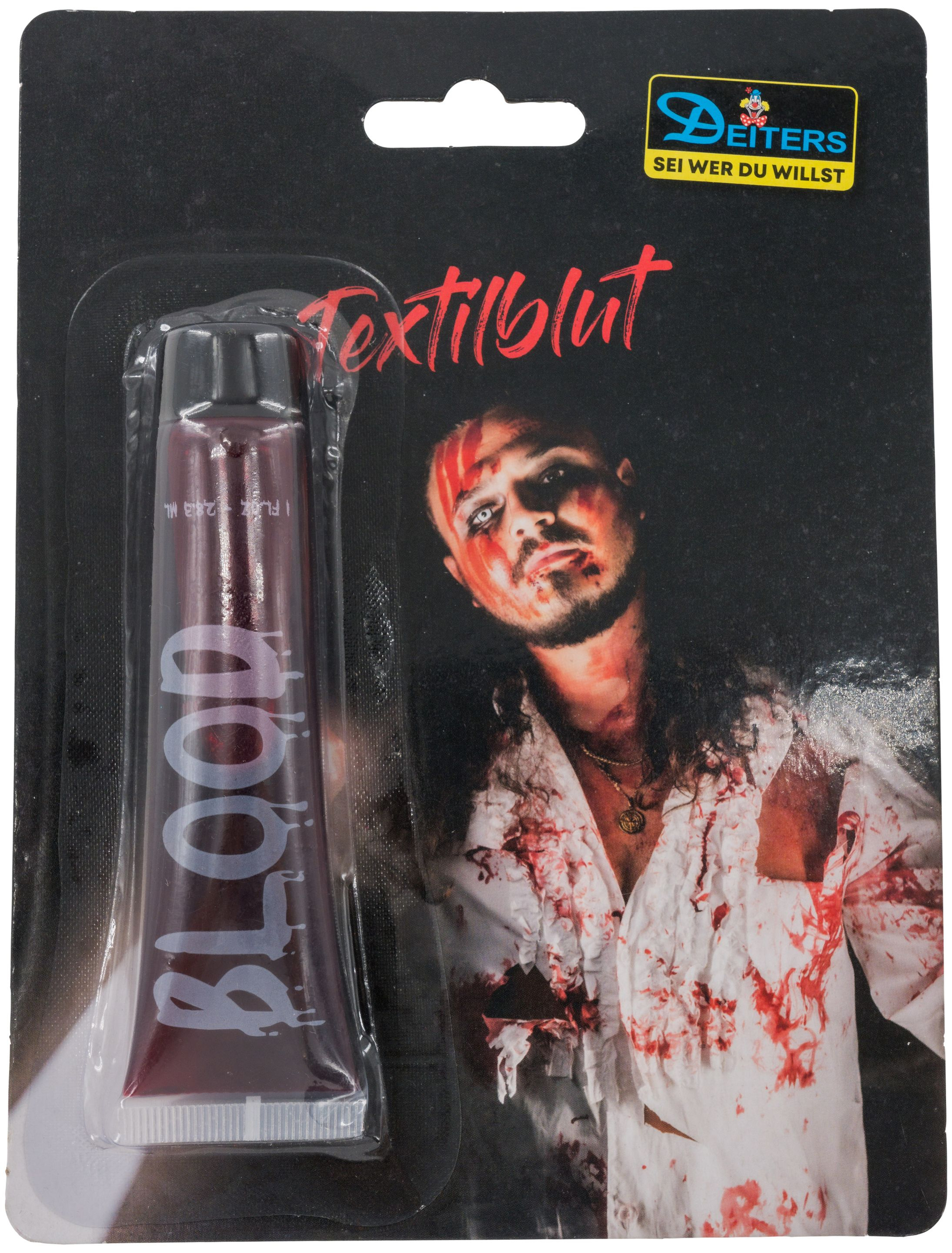 Kunstblut für Textilien
