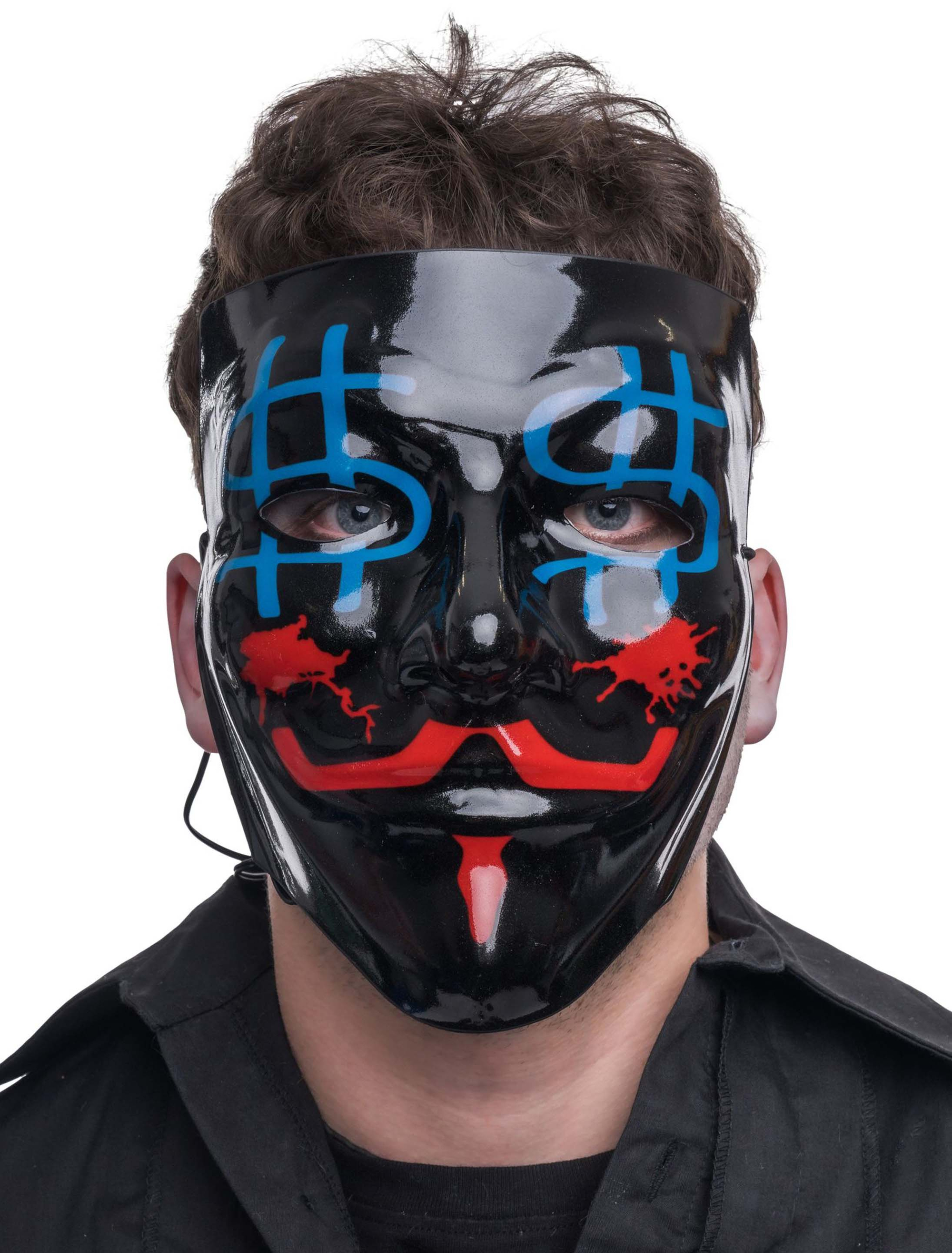 Maske Leuchtend Dollar Augen