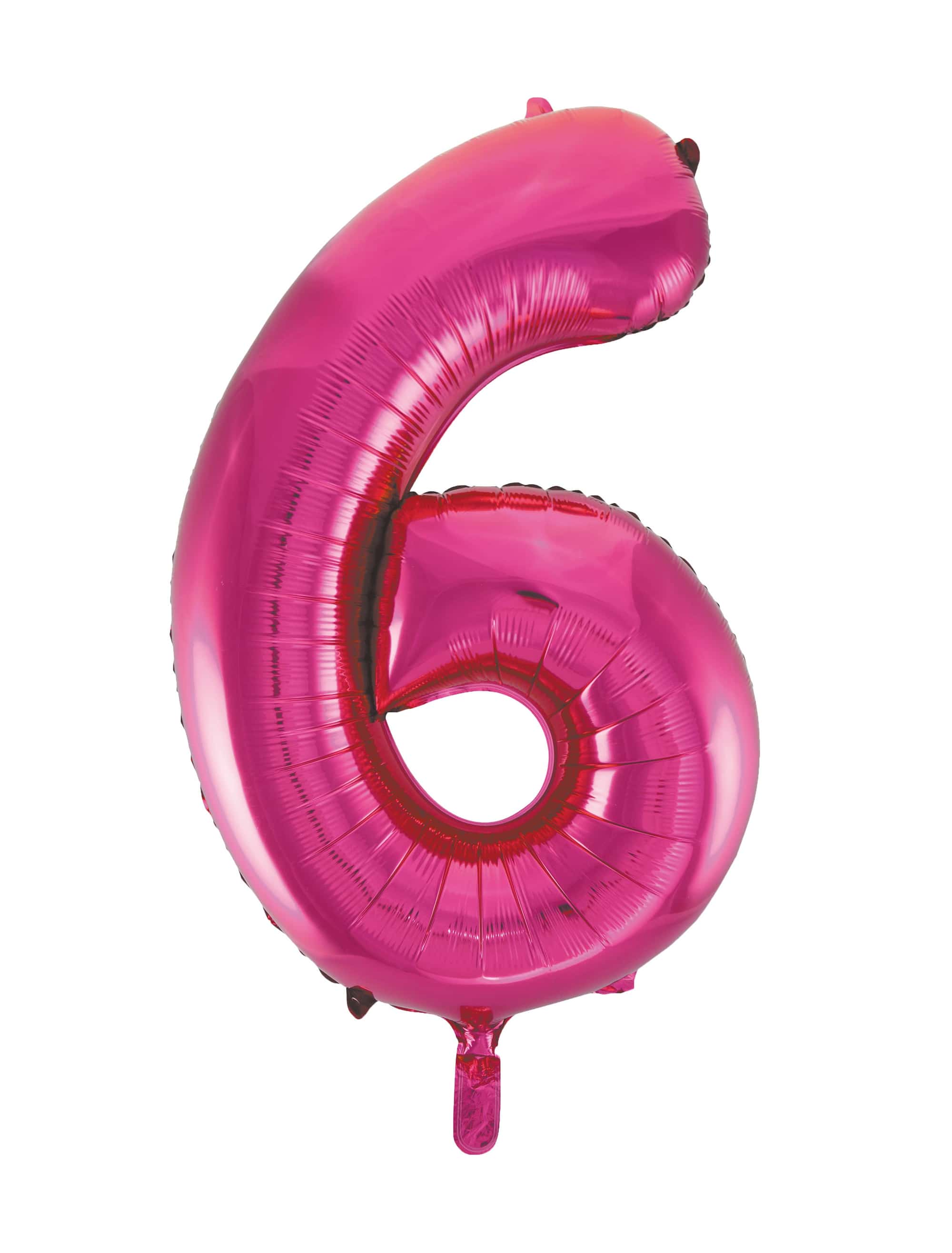 Folienballon Zahl 6 L