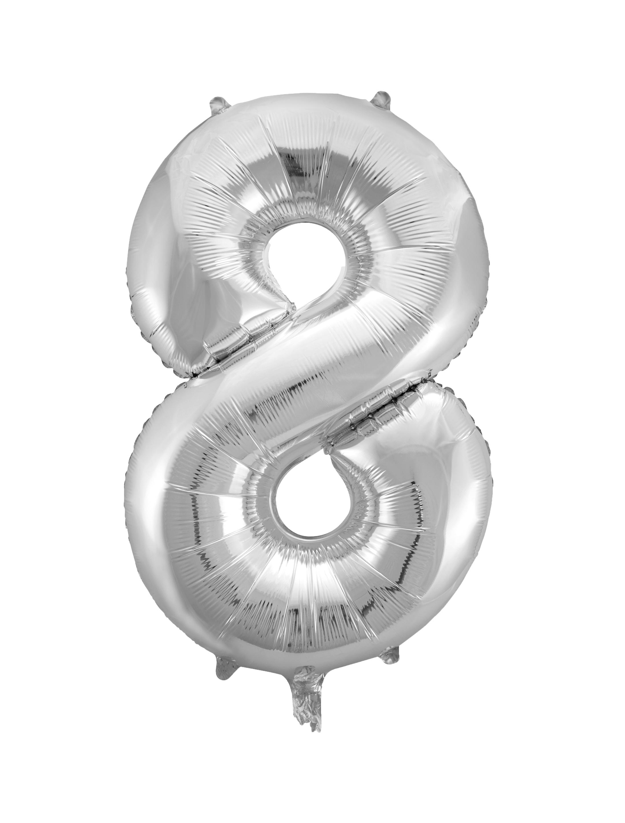 Folienballon Zahl 8 L