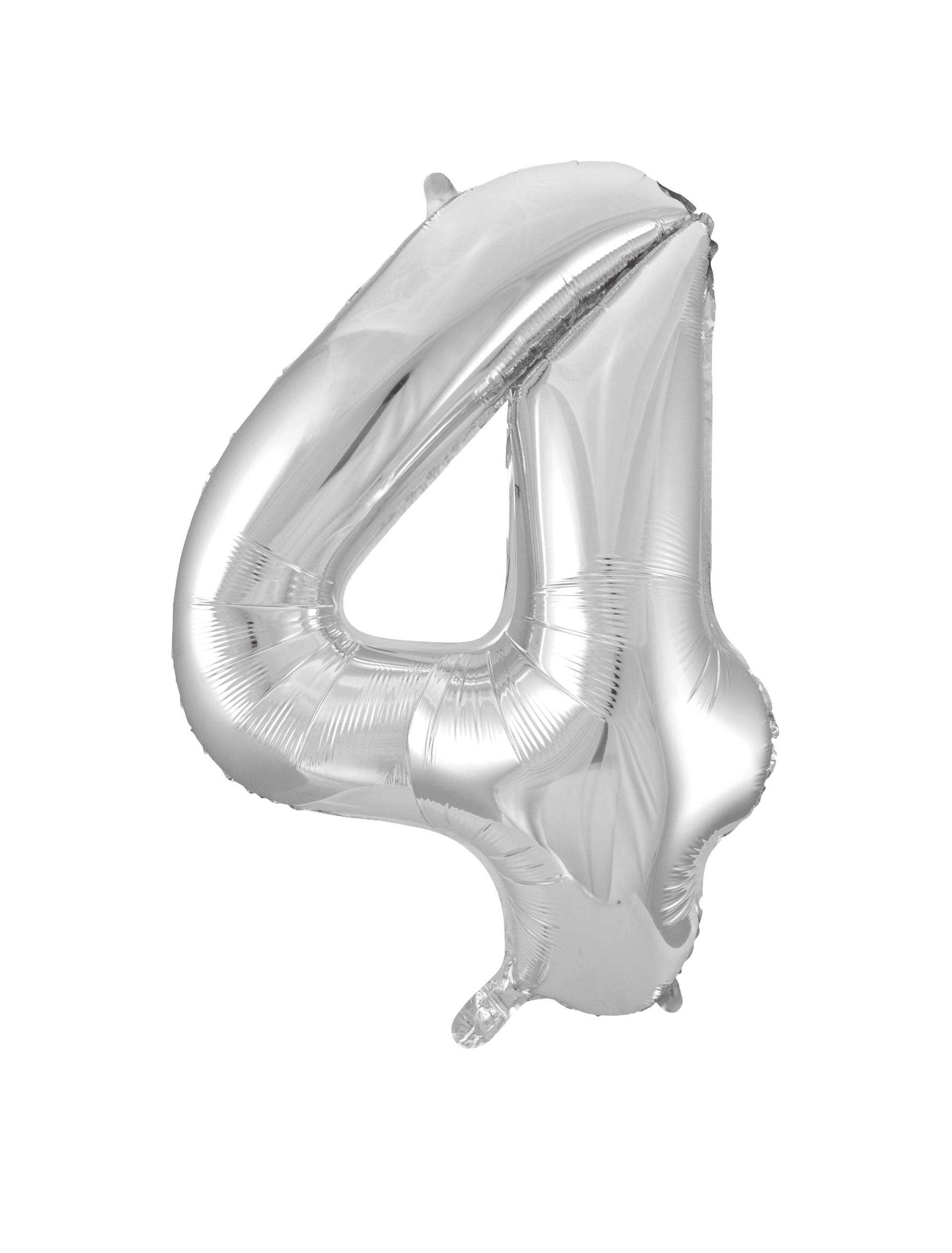 Folienballon Zahl 4 L