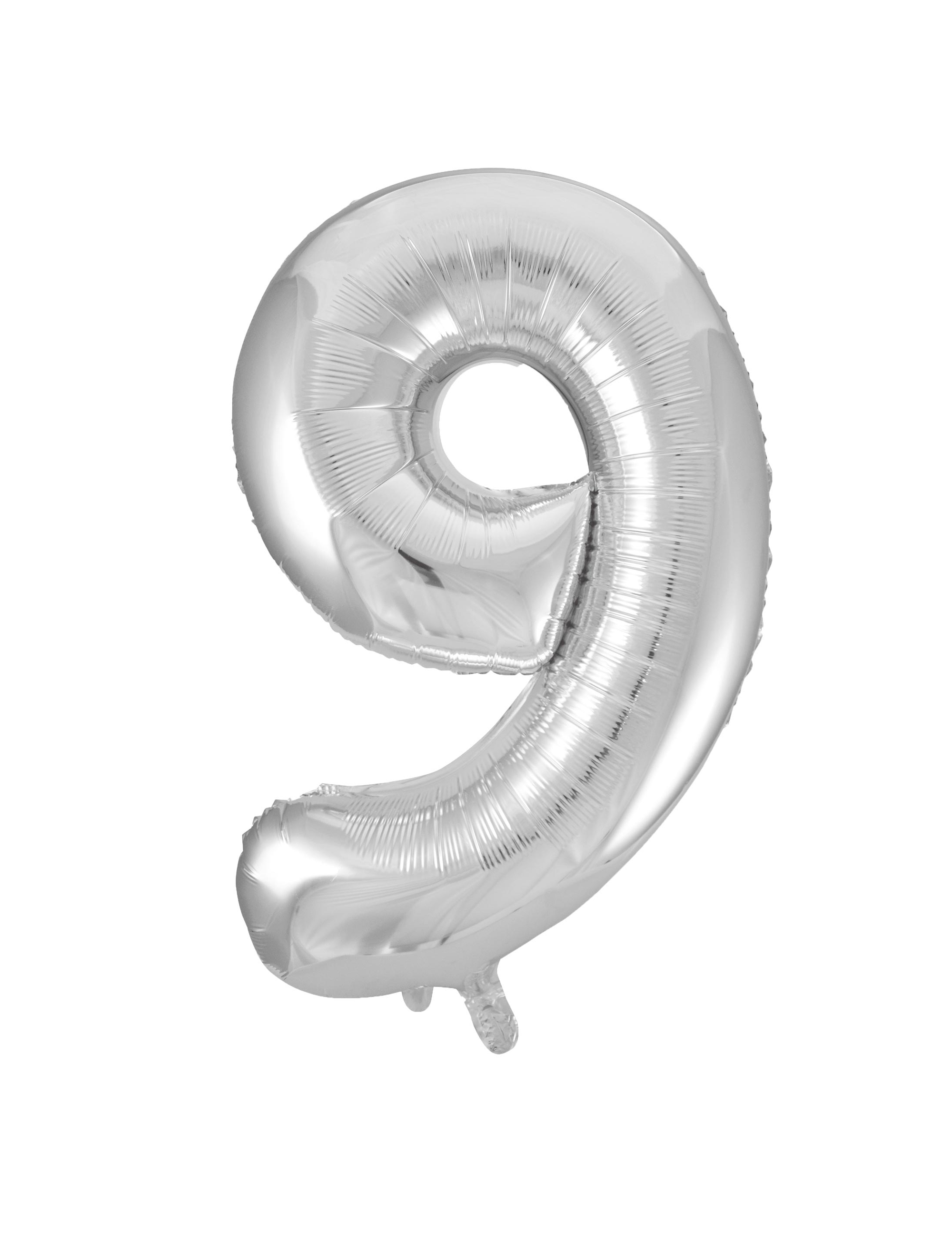 Folienballon Zahl 9 L