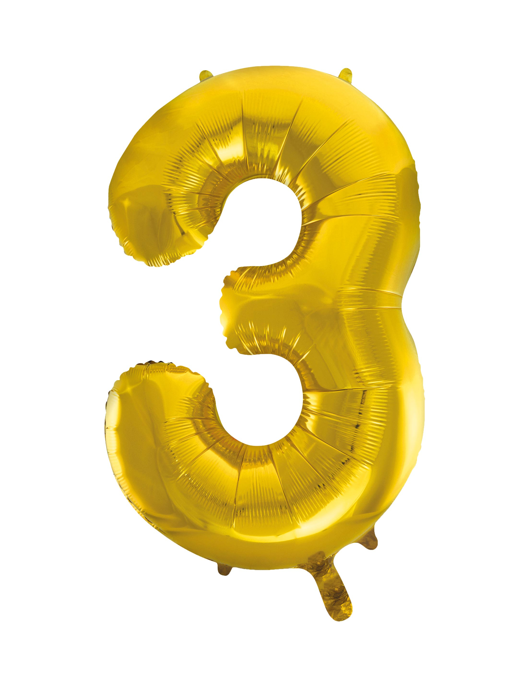 Folienballon Zahl 3 L