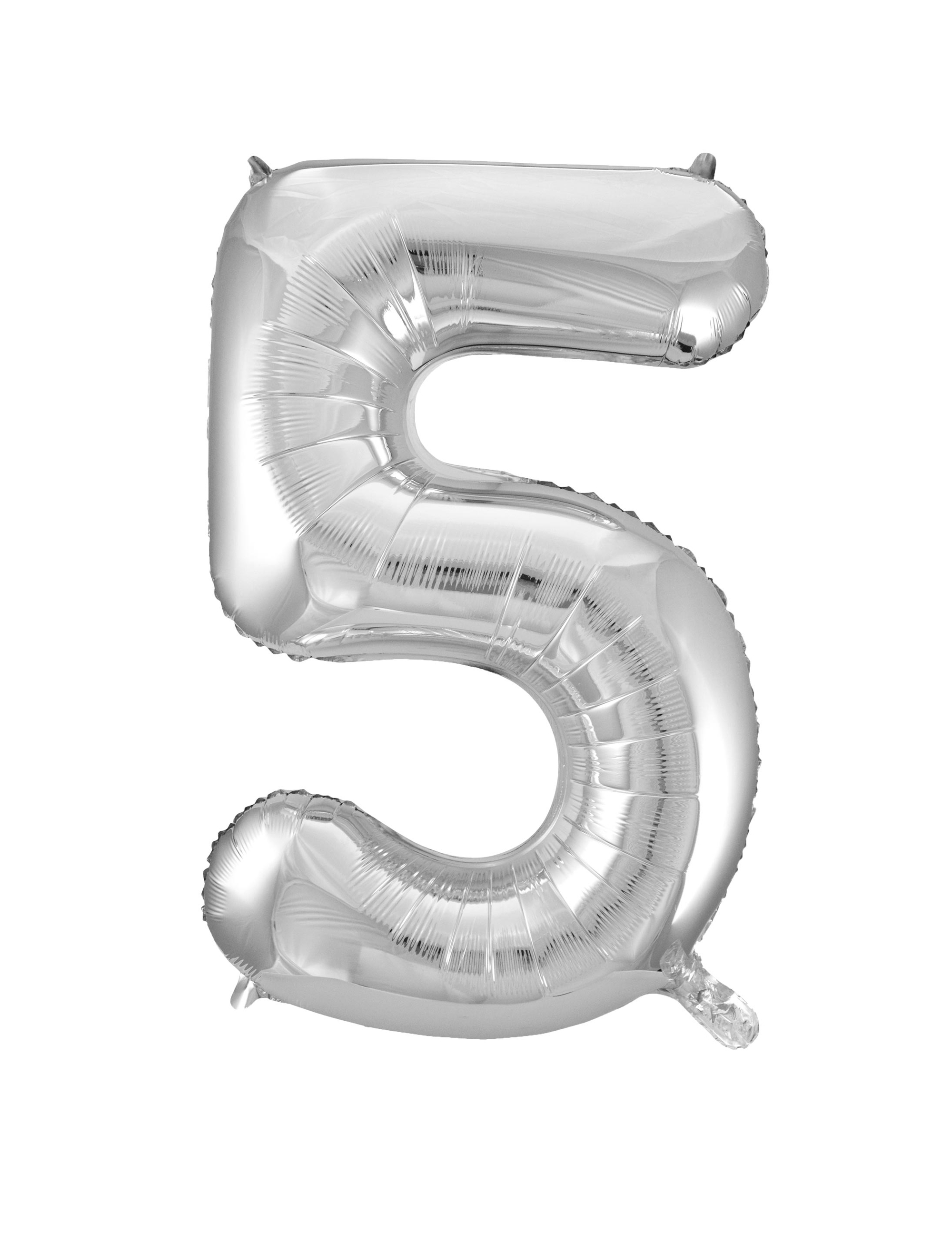 Folienballon Zahl 5 L
