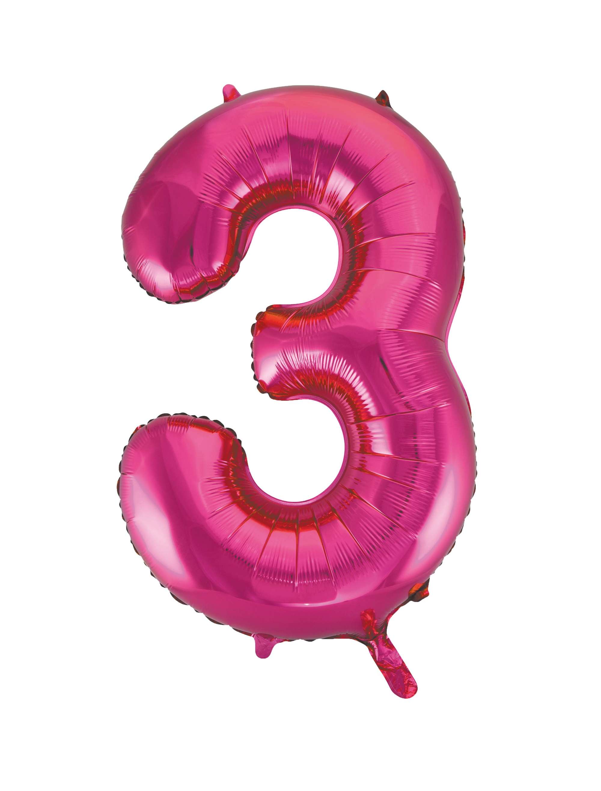 Folienballon Zahl 3 L