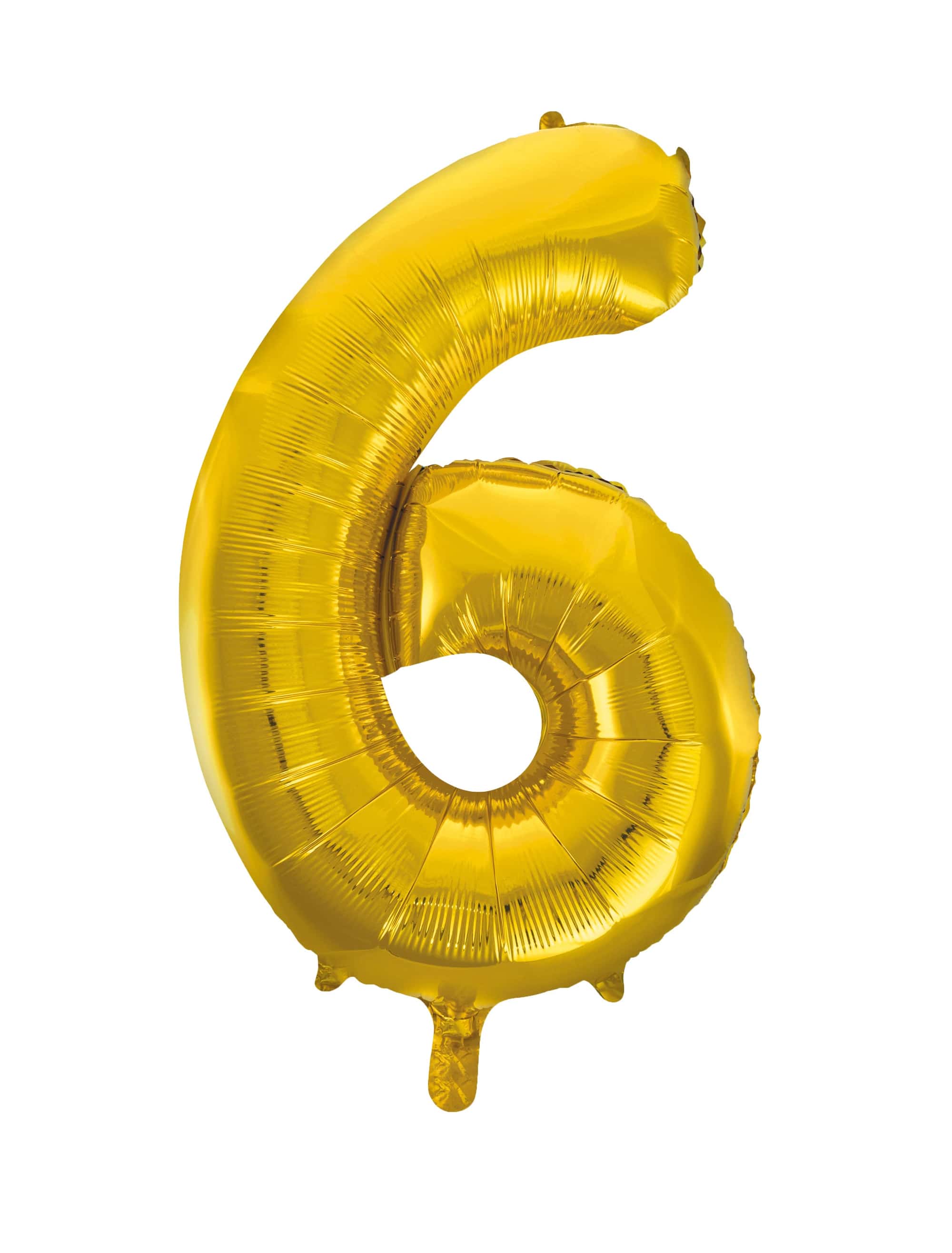 Folienballon Zahl 6 L