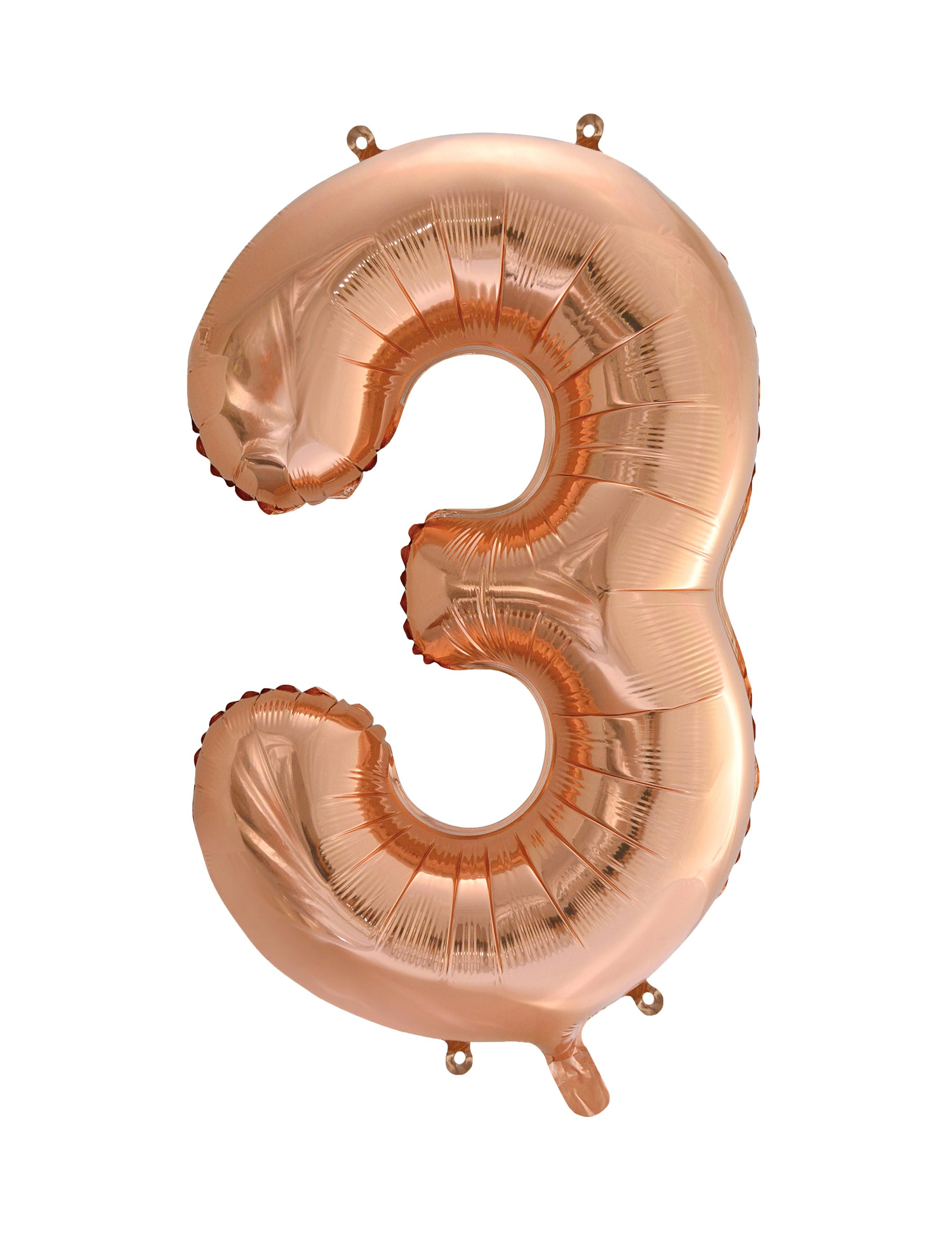 Folienballon Zahl 3 L