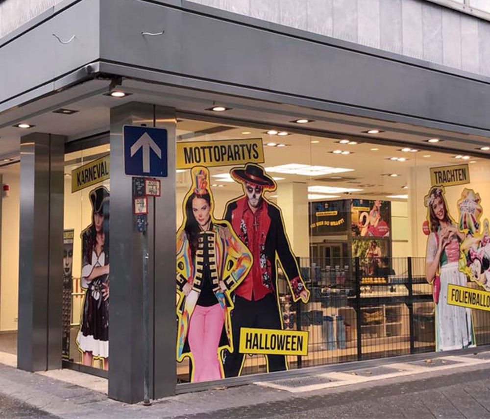Filiale KostÃ¼mladen in Krefeld AuÃenansicht