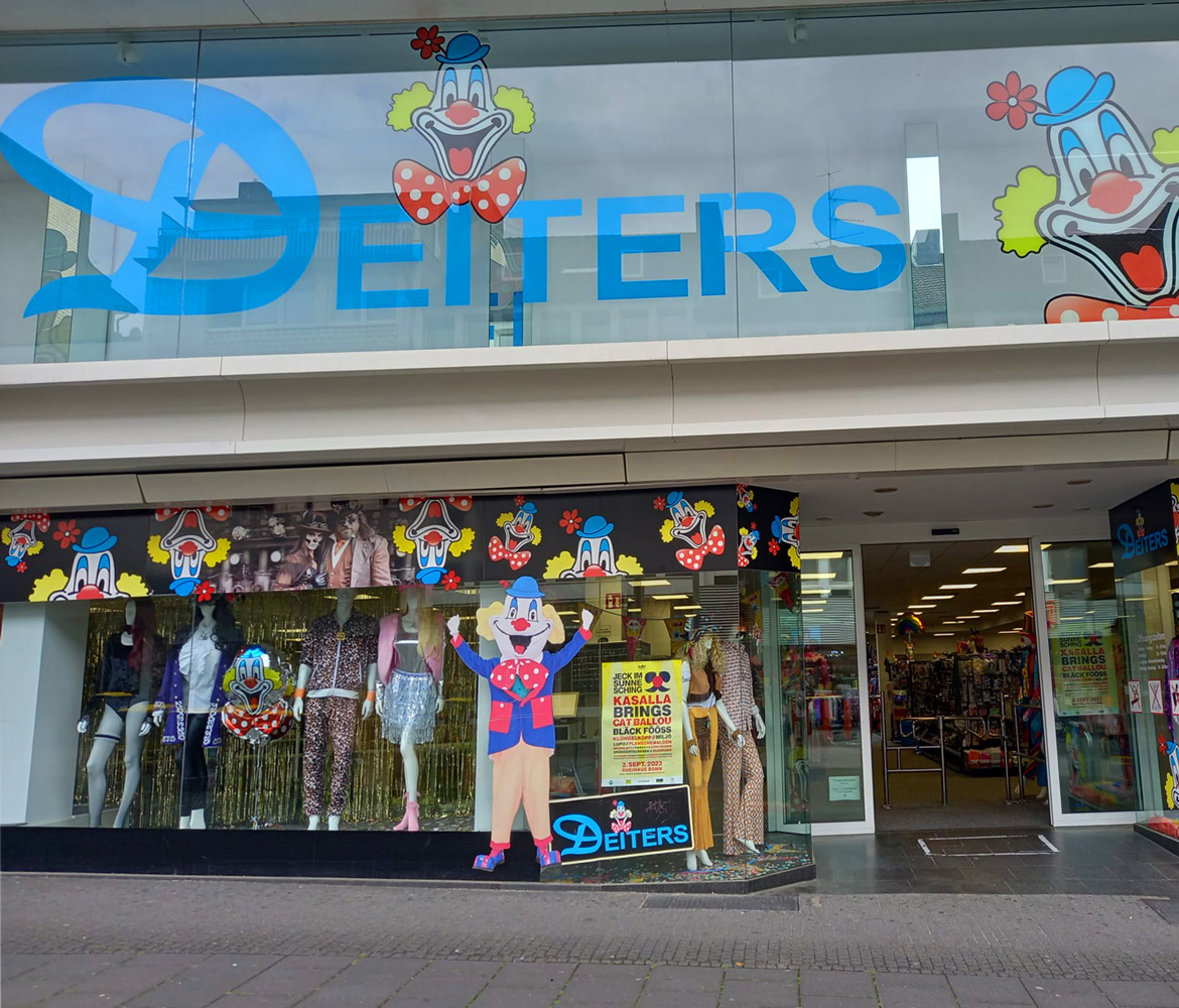 Deiters KostÃ¼mladen in MÃ¶nchengladbach-City AuÃenansicht