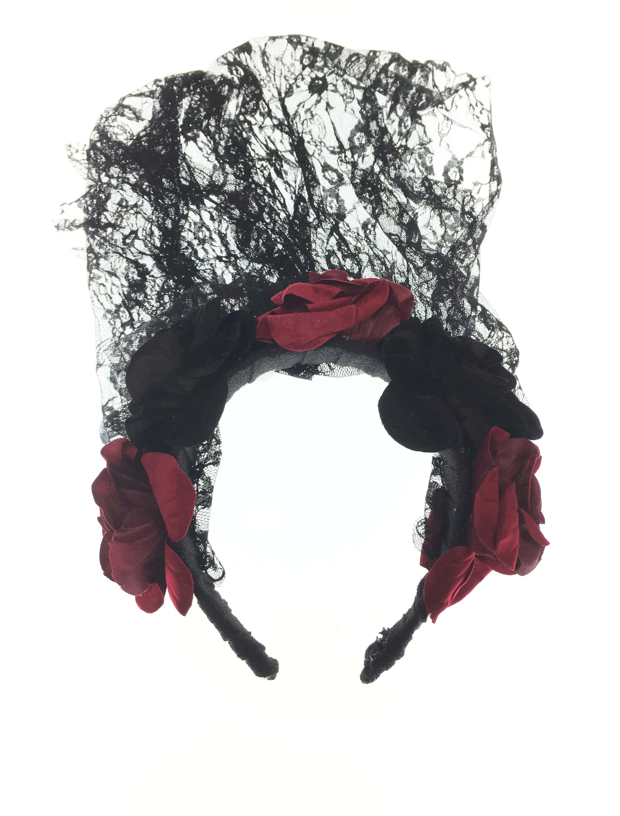 Haarreif Blumen mit Schleier Damen