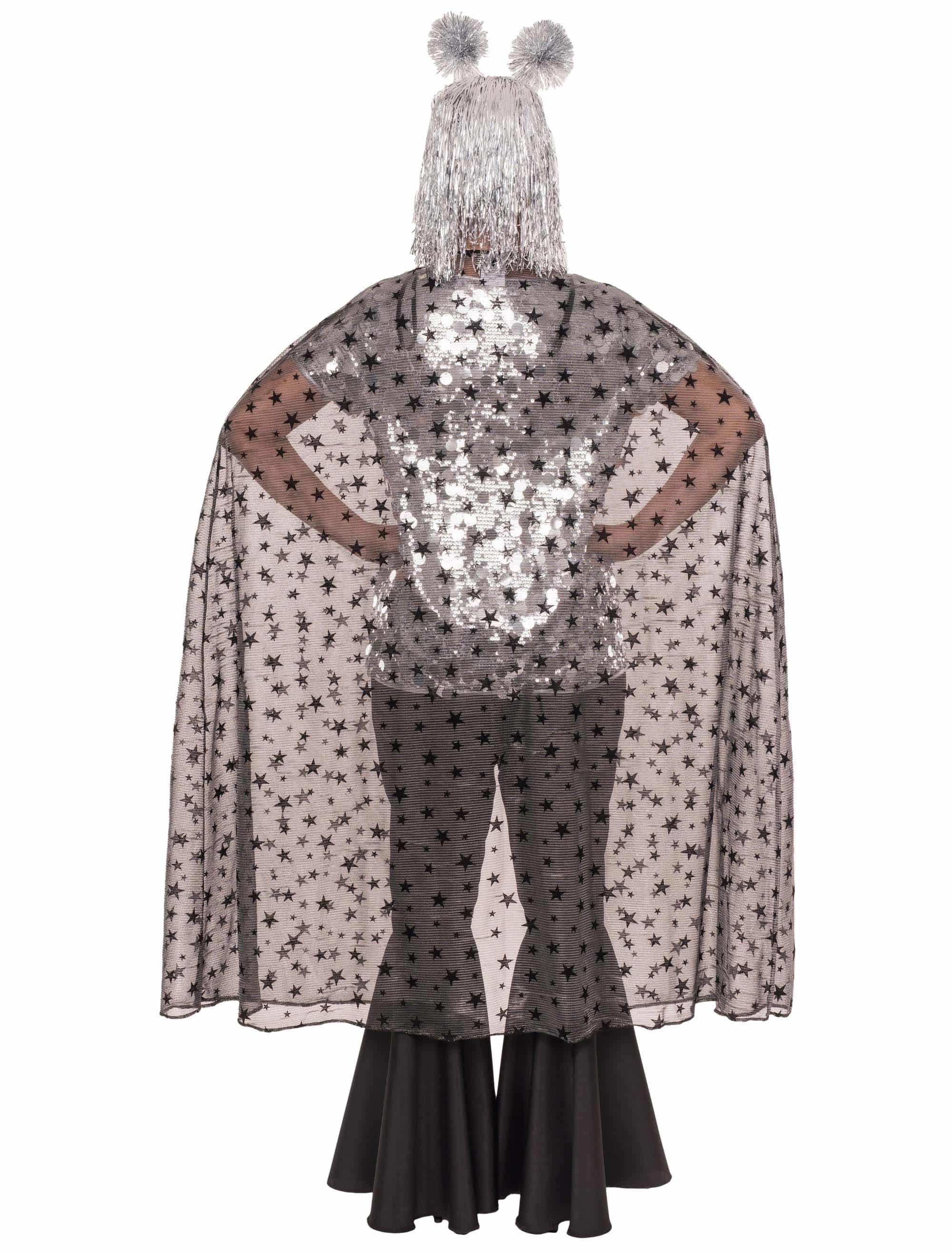 Cape mit Sternen transparent