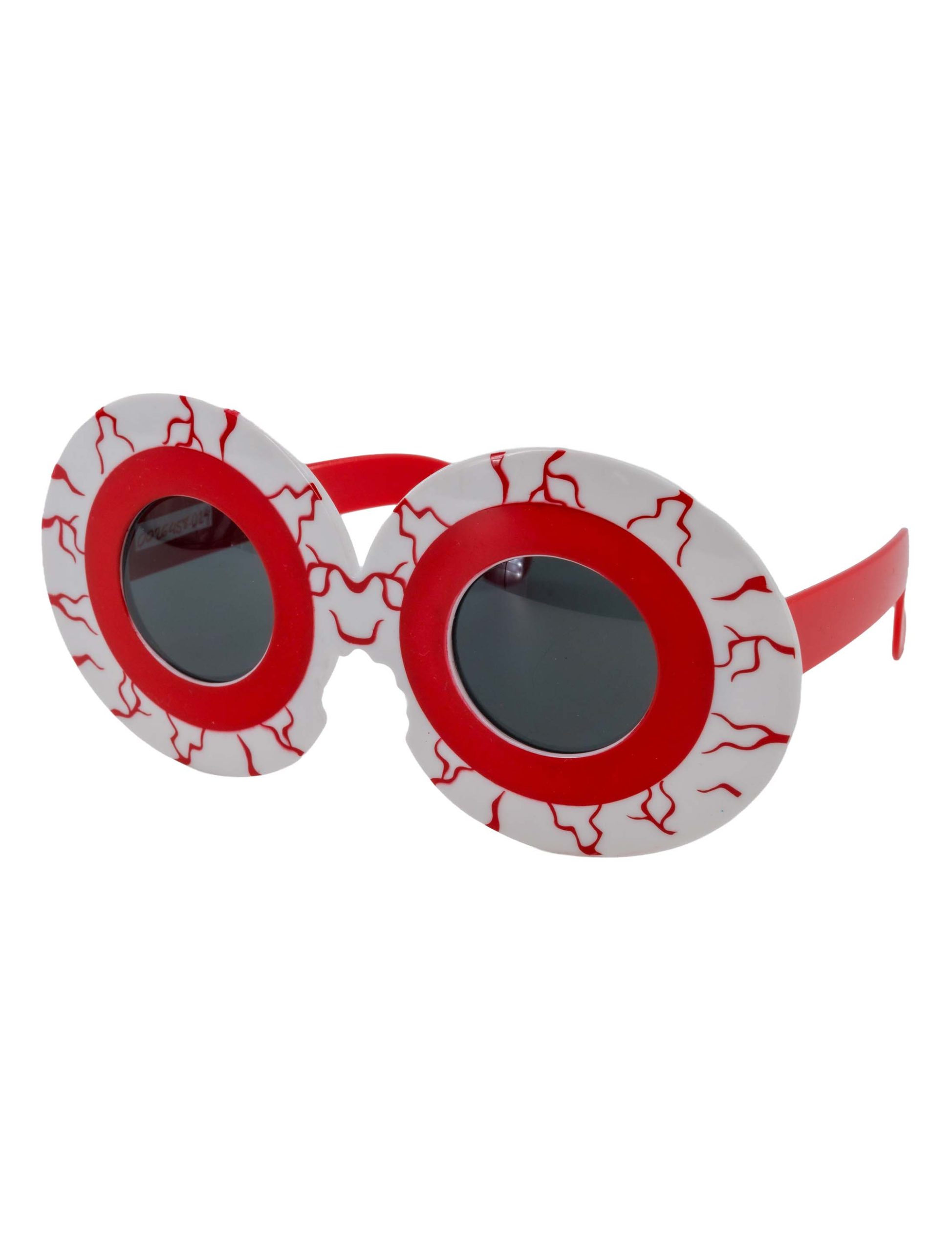 Brille blutige Augäpfel
