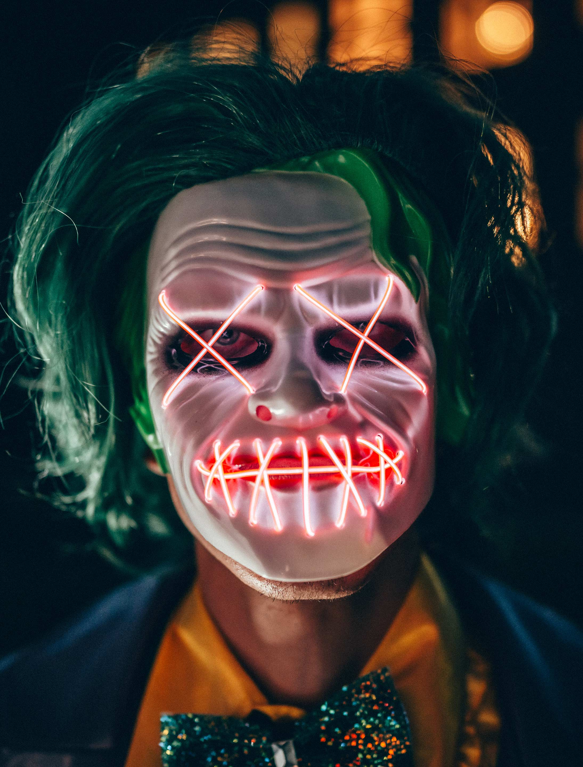 LED Maske Schurke