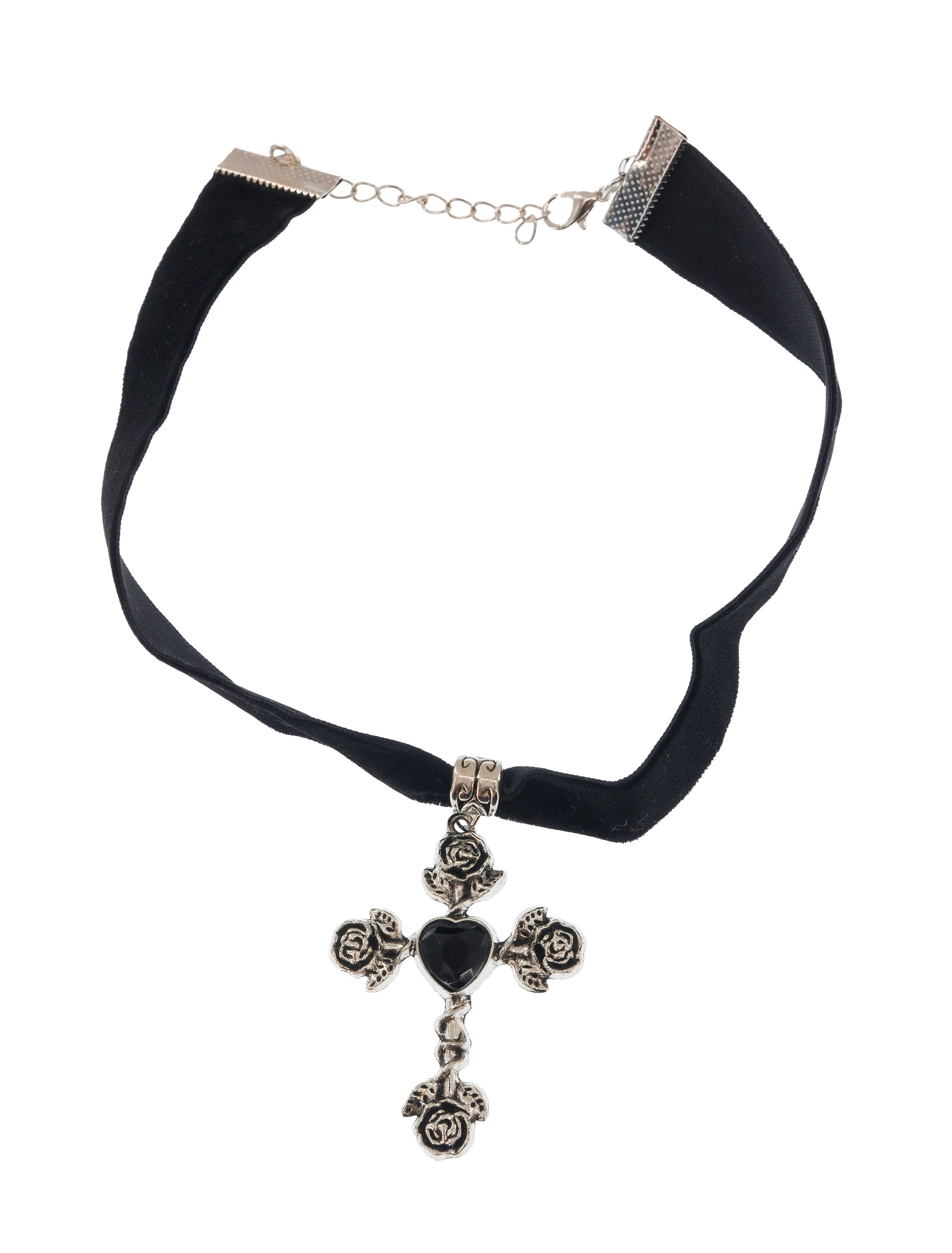 Choker Kreuz mit Herz
