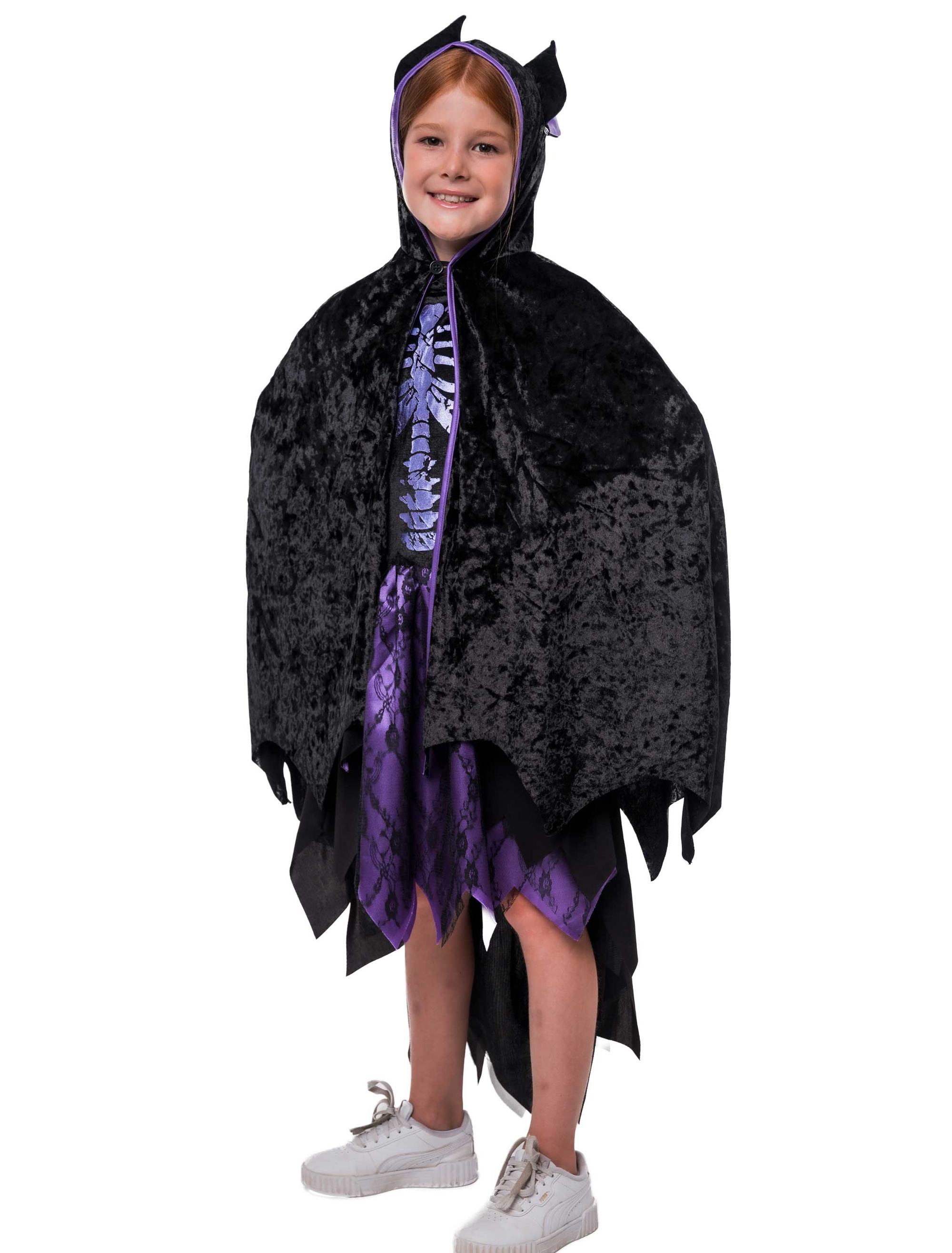 Cape Fledermaus mit Kapuze Kinder