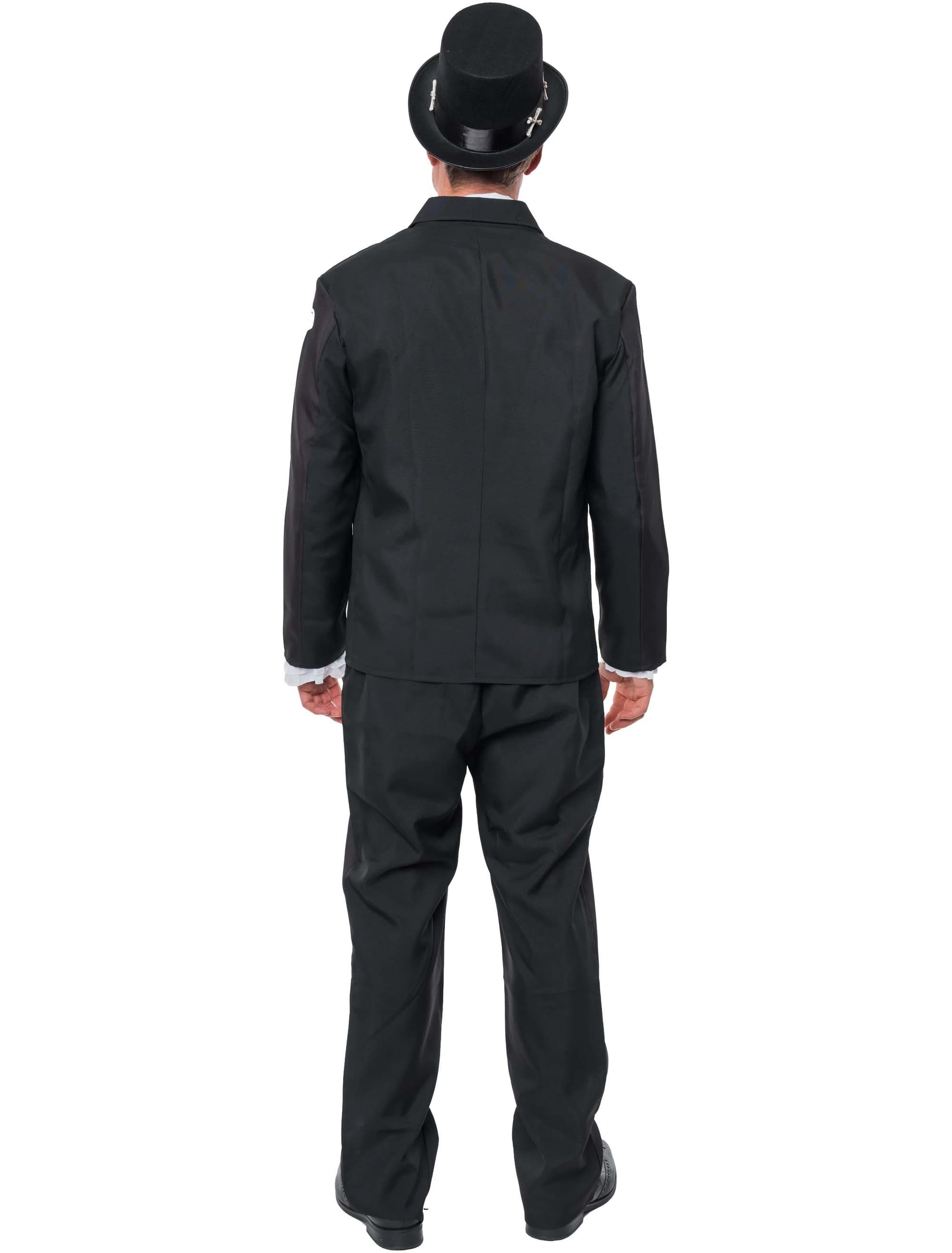 Anzug Skelett 3-tlg. Herren