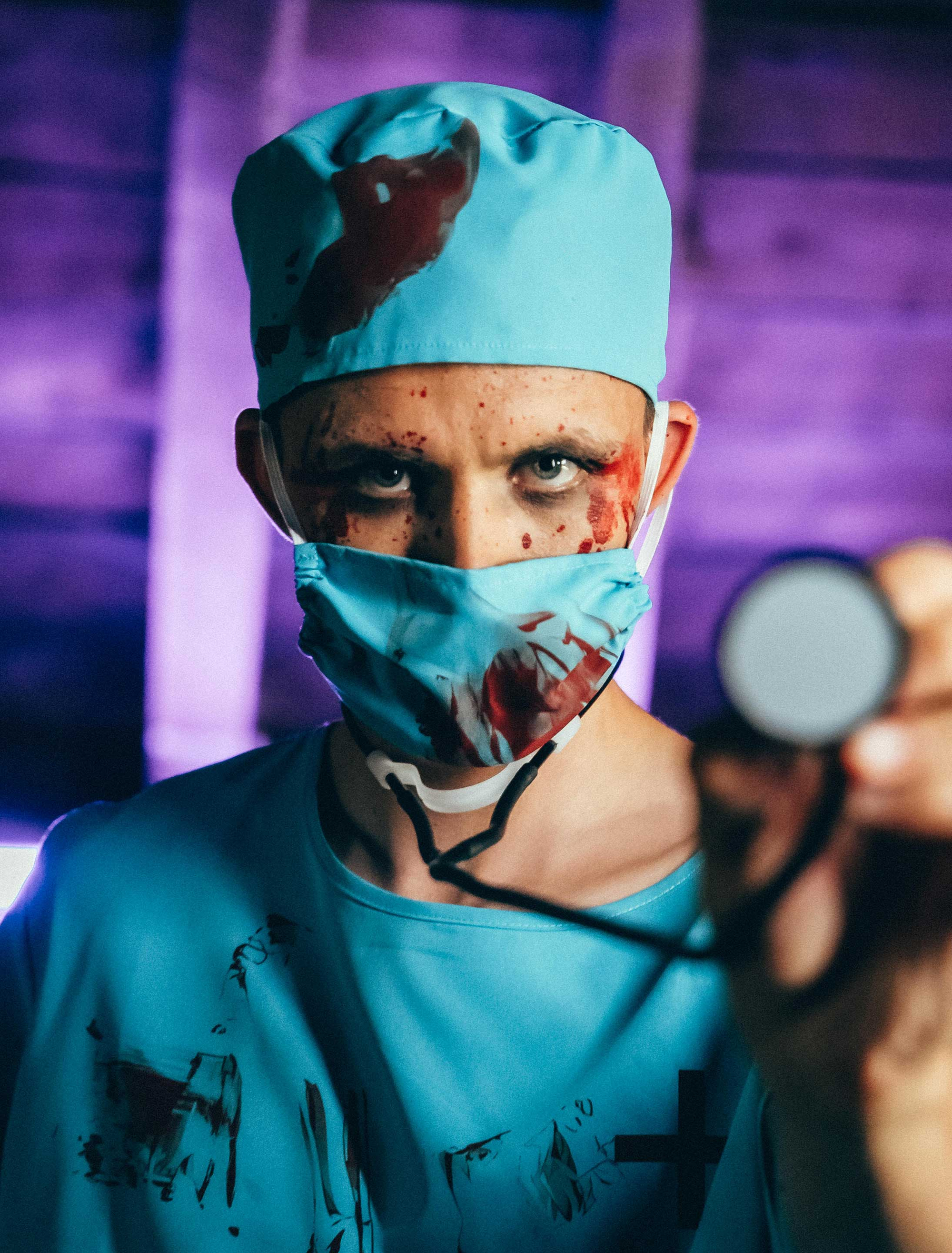 Doktor Set blutig 2-tlg.