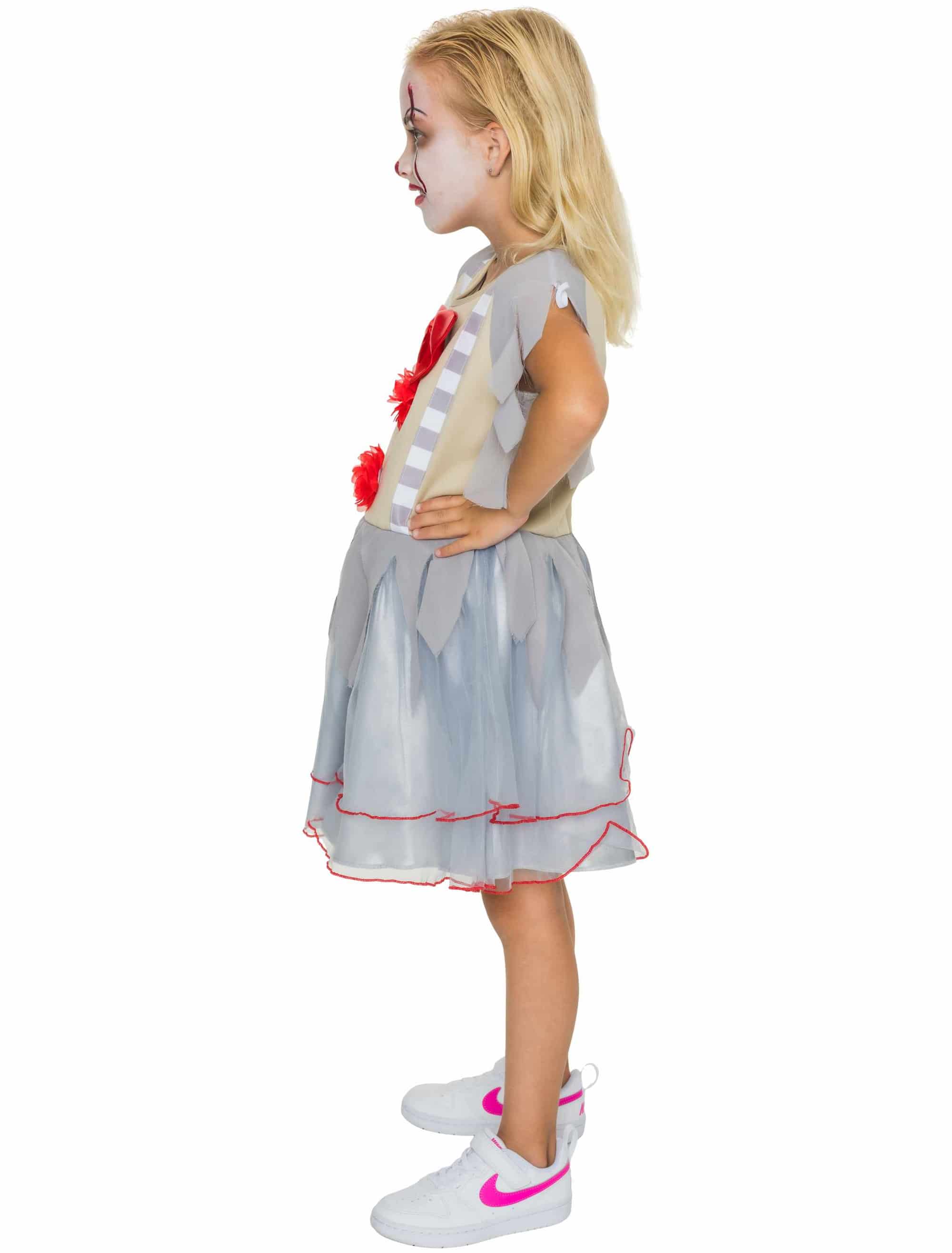 Kleid Clown mit Fliege Kinder