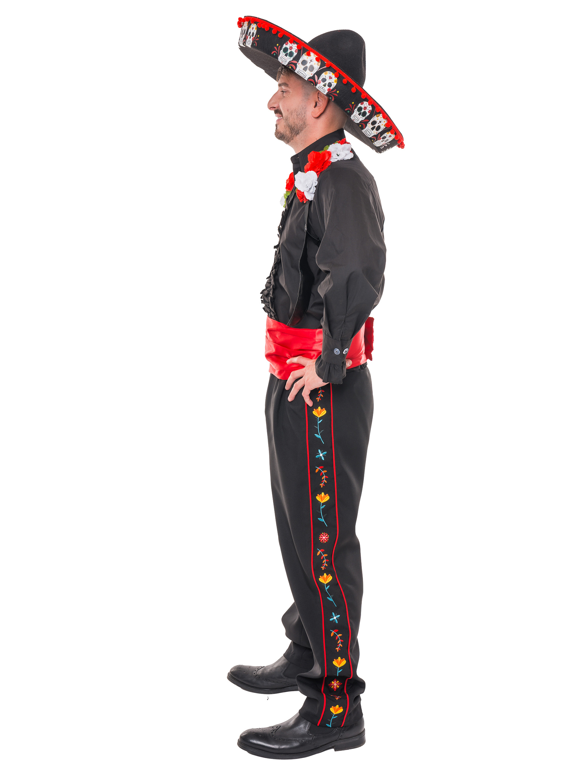 Hose Dia de los Muertos Herren
