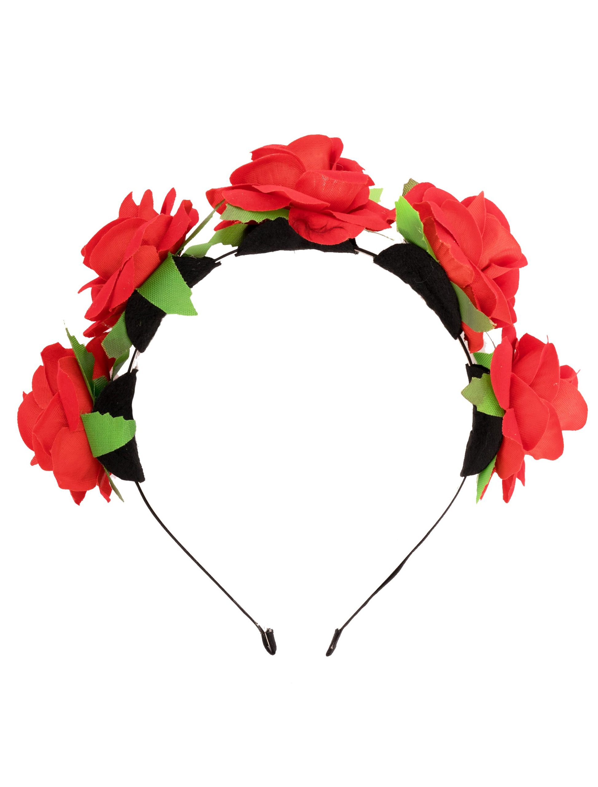 Haarreif mit 5 Rosen Damen