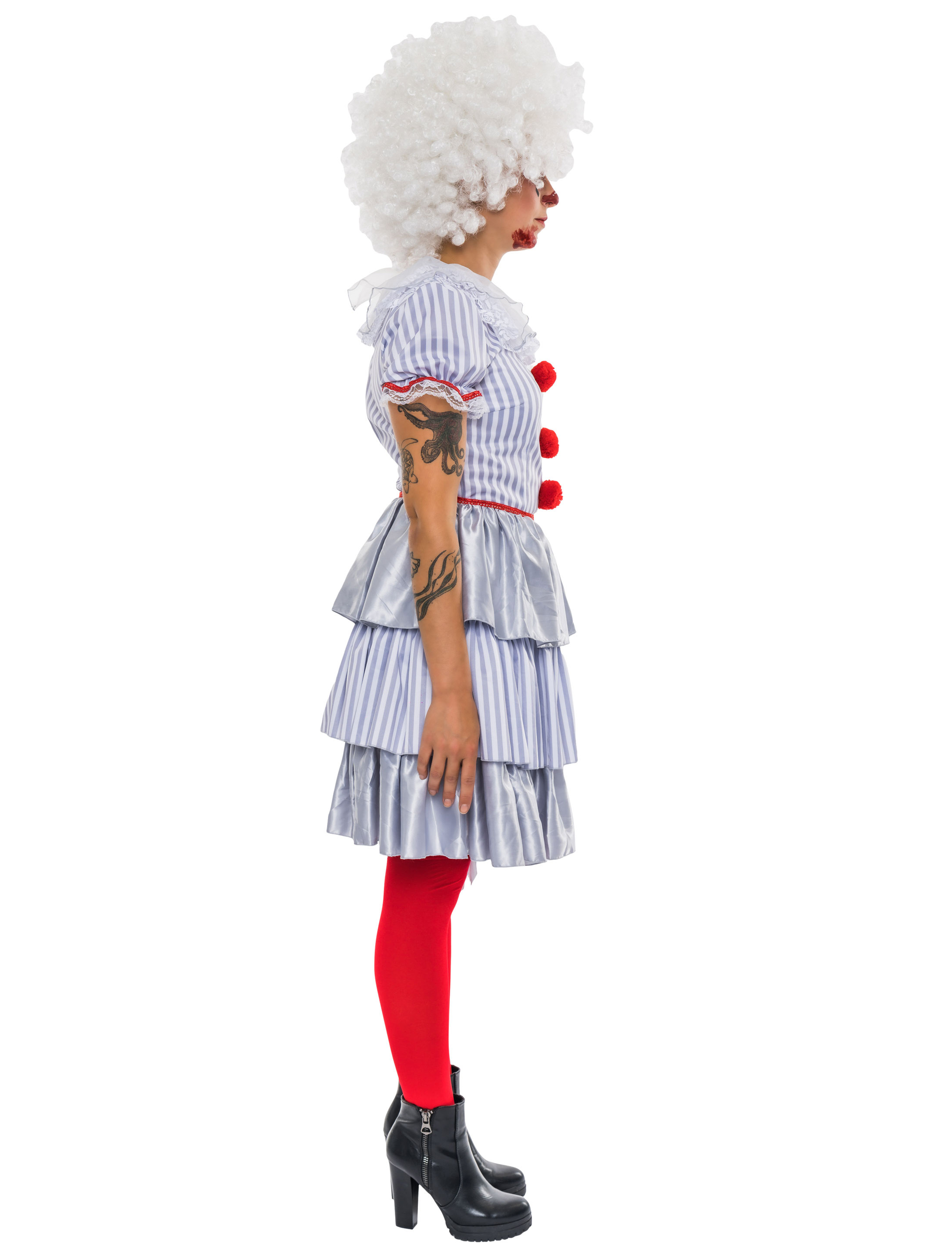 Kleid Horrorclown Damen