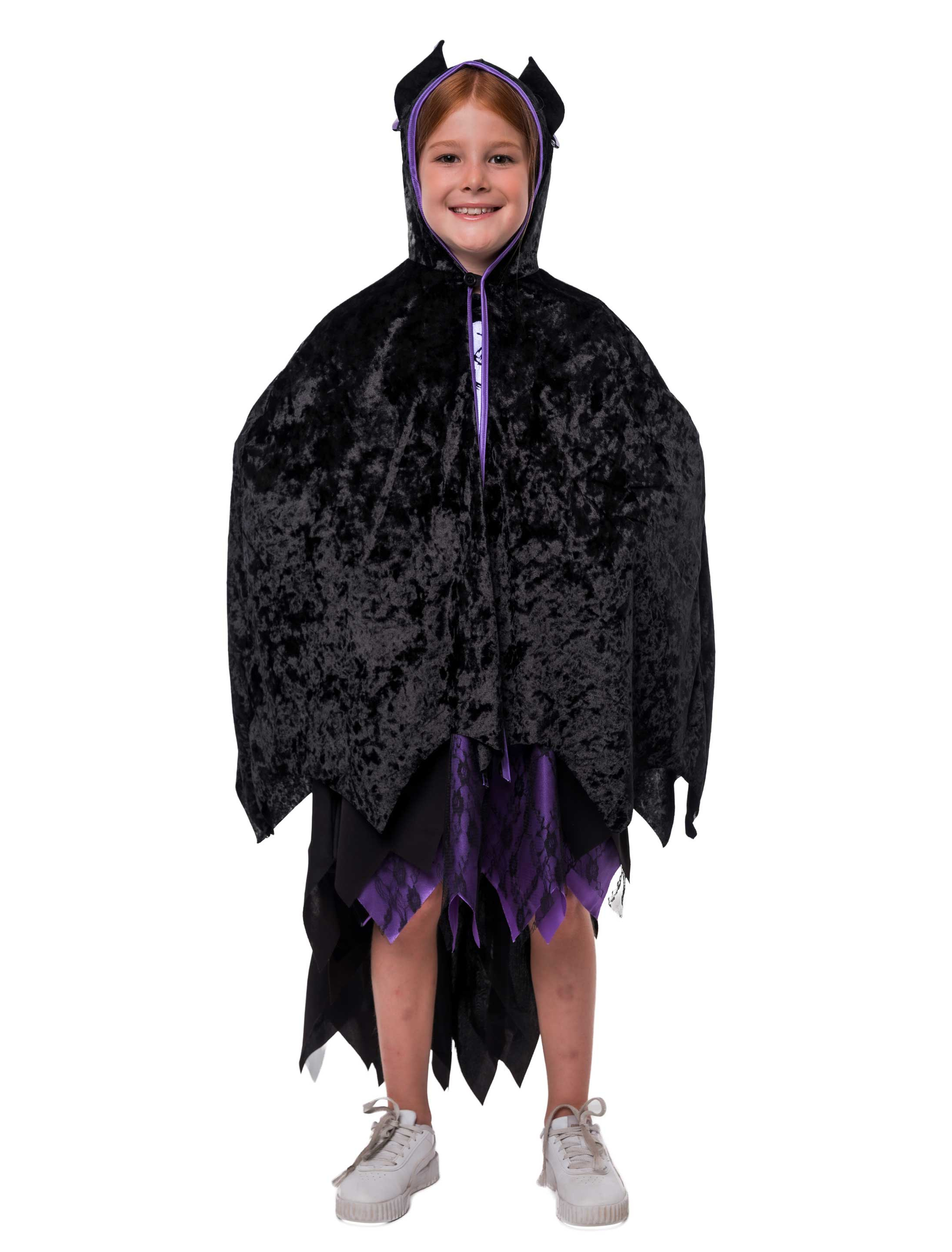 Cape Fledermaus mit Kapuze Kinder