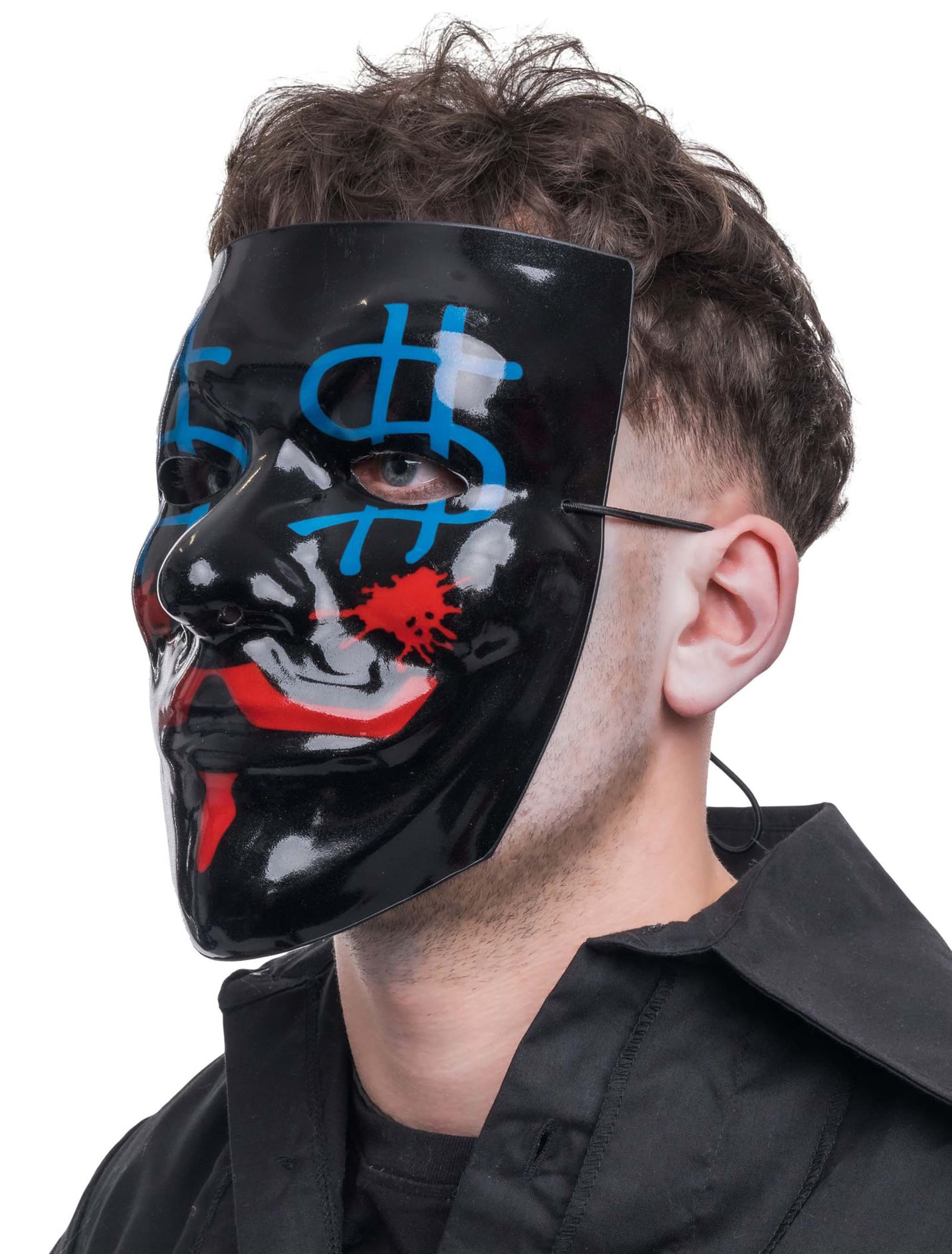 Maske Leuchtend Dollar Augen
