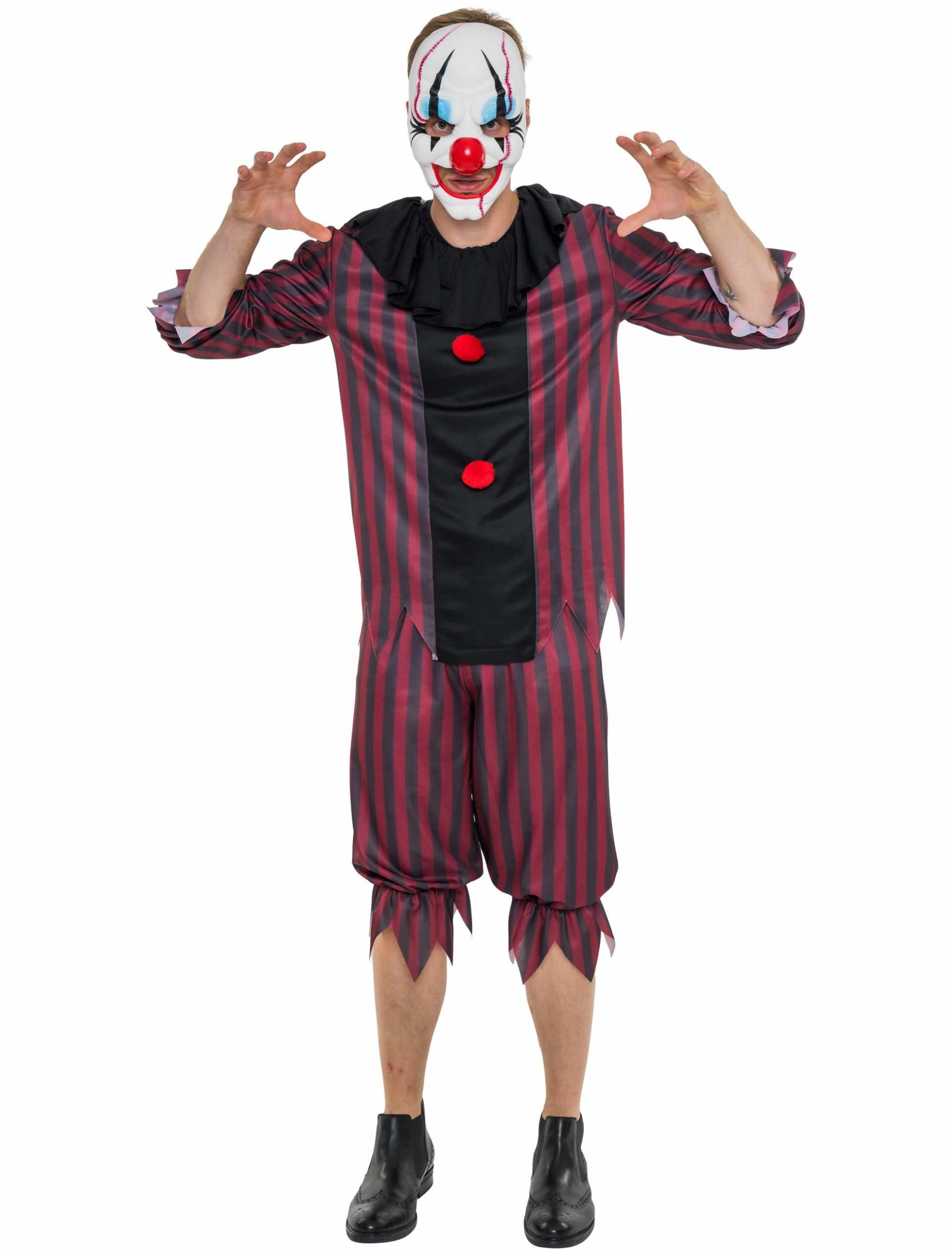 Kostüm Gruselclown 2-tlg. Herren
