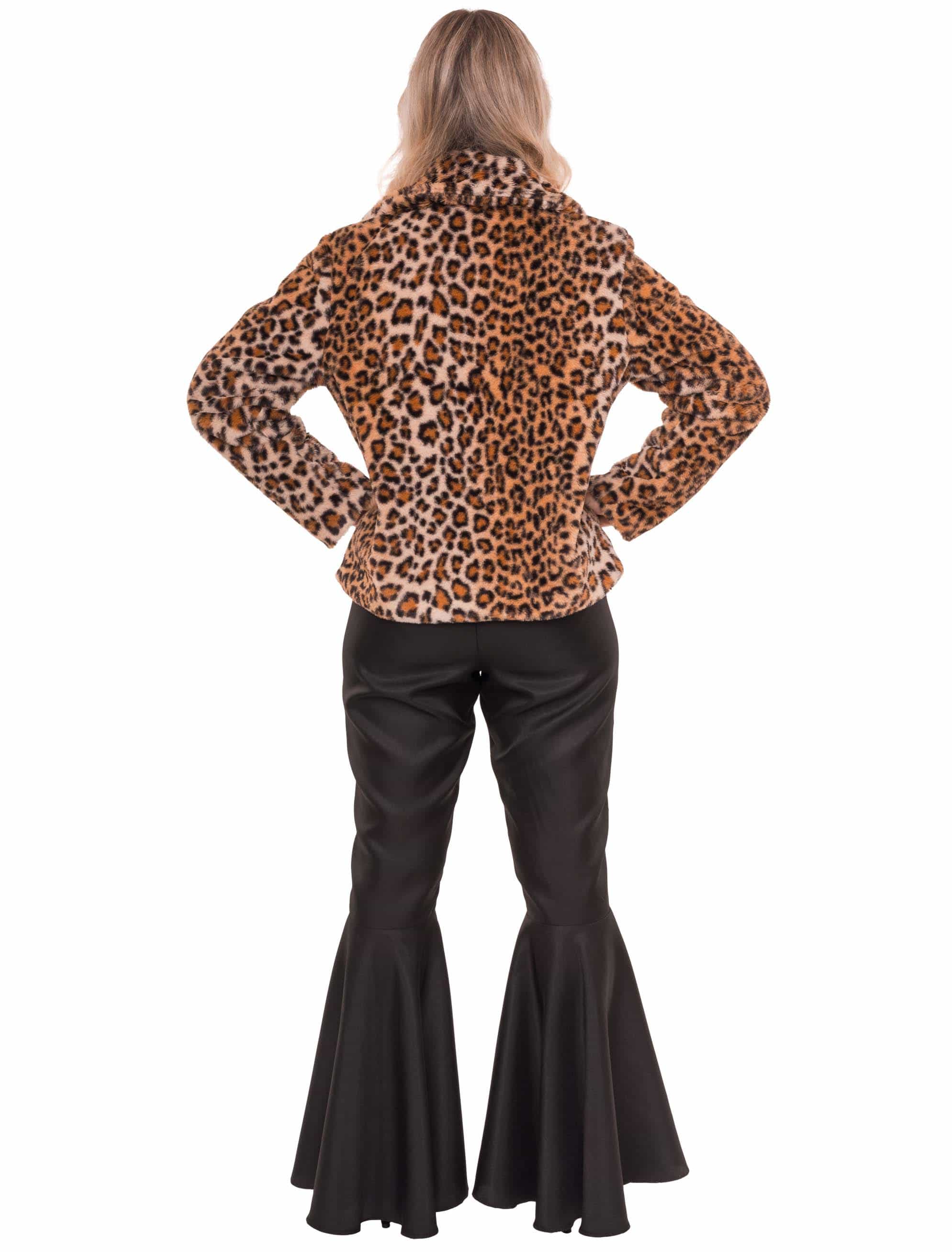 Jacke Kunstfell Leopard Damen