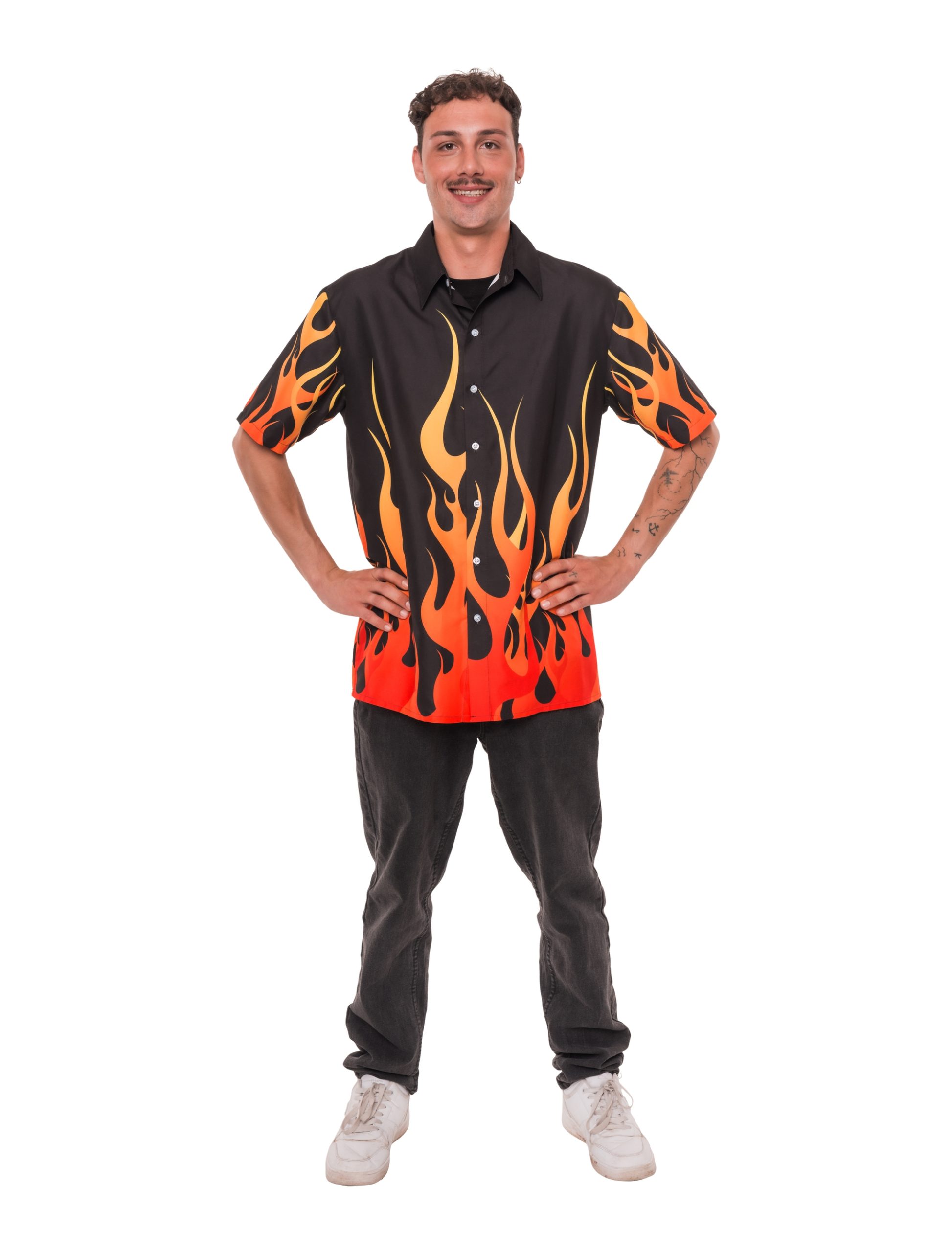 Hemd Flamme Herren