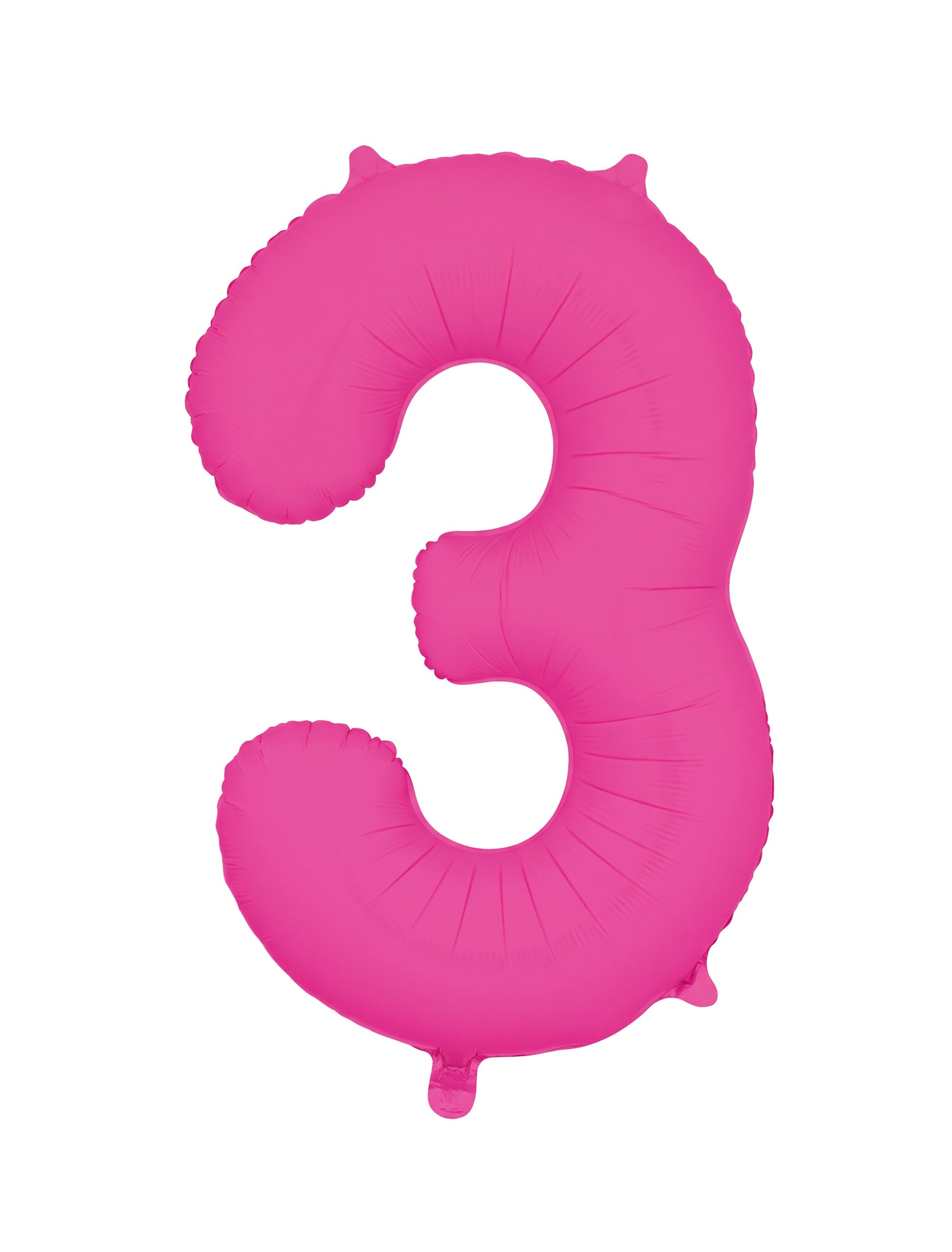 Folienballon Zahl 3 L