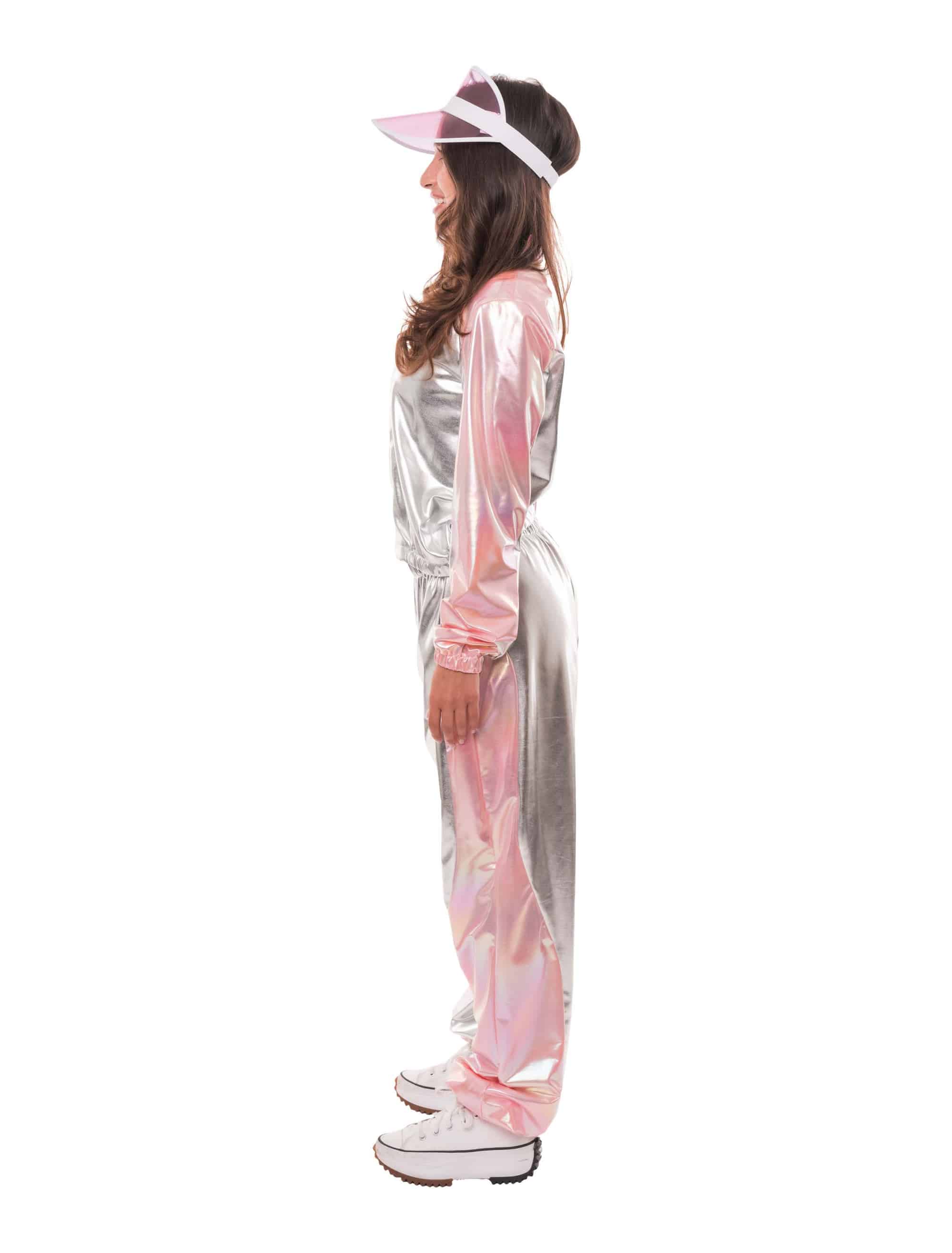 Jogginganzug metallic 2-tlg. Damen