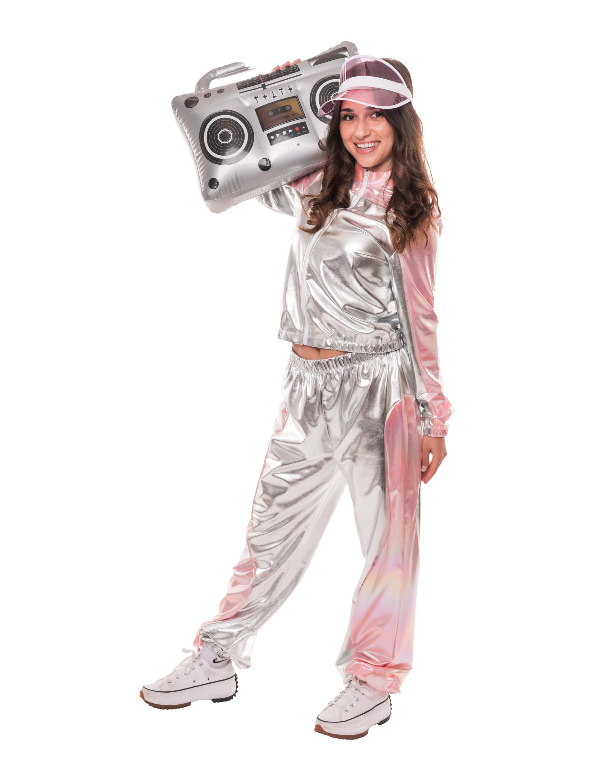 Jogginganzug metallic 2-tlg. Damen