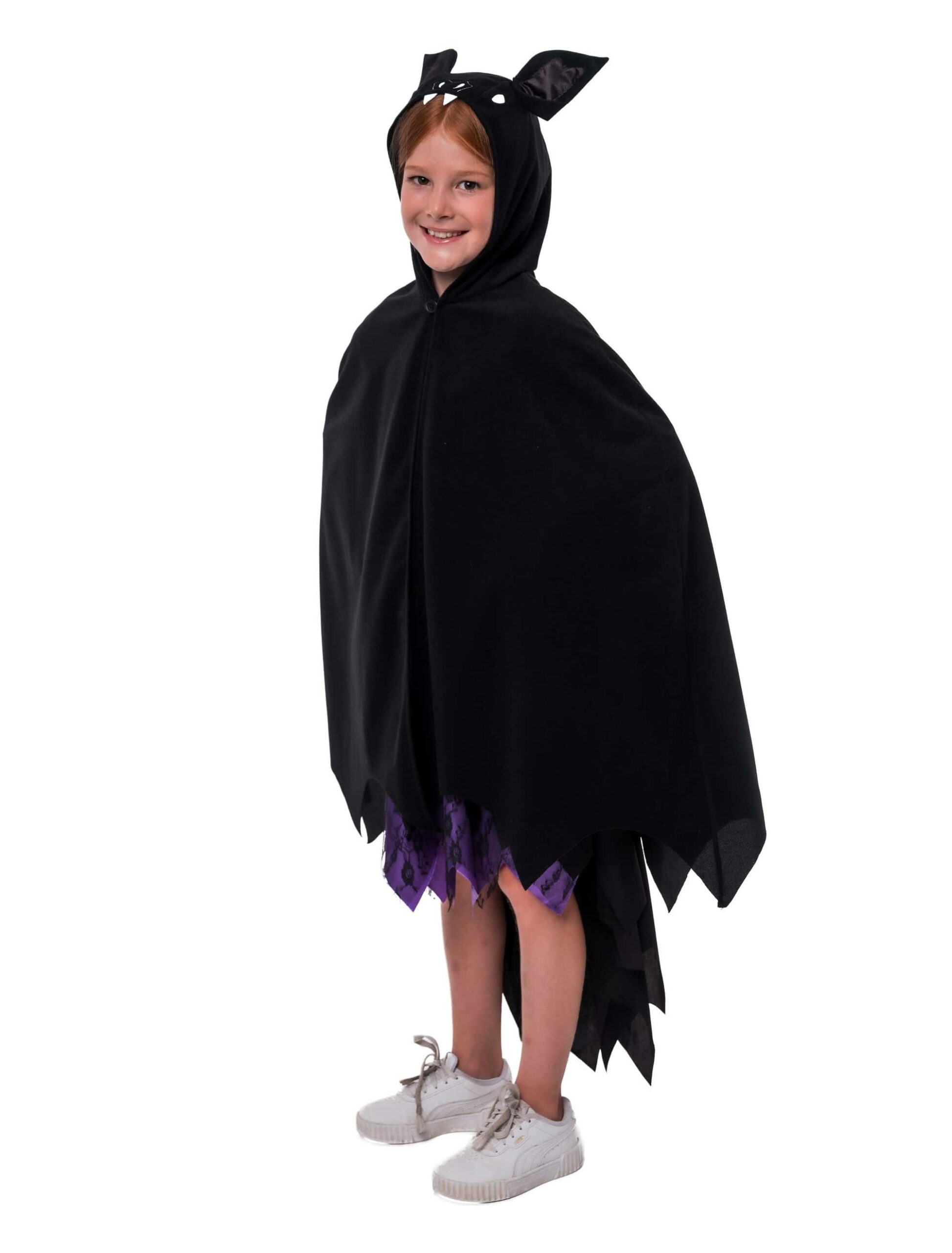 Cape Fledermaus mit Kapuze Kinder