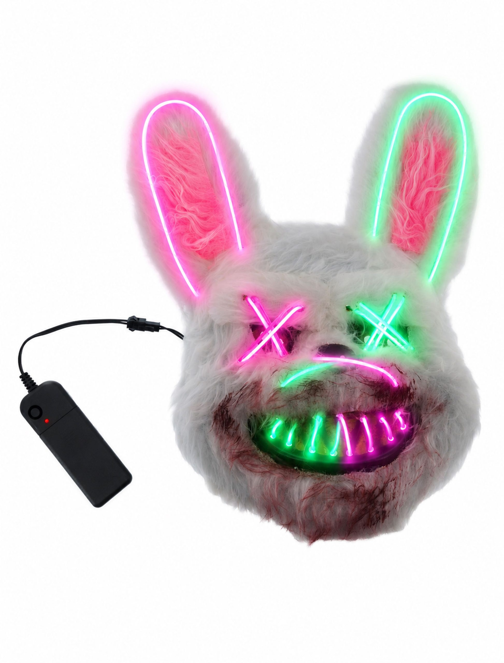 LED Maske Horror Hase