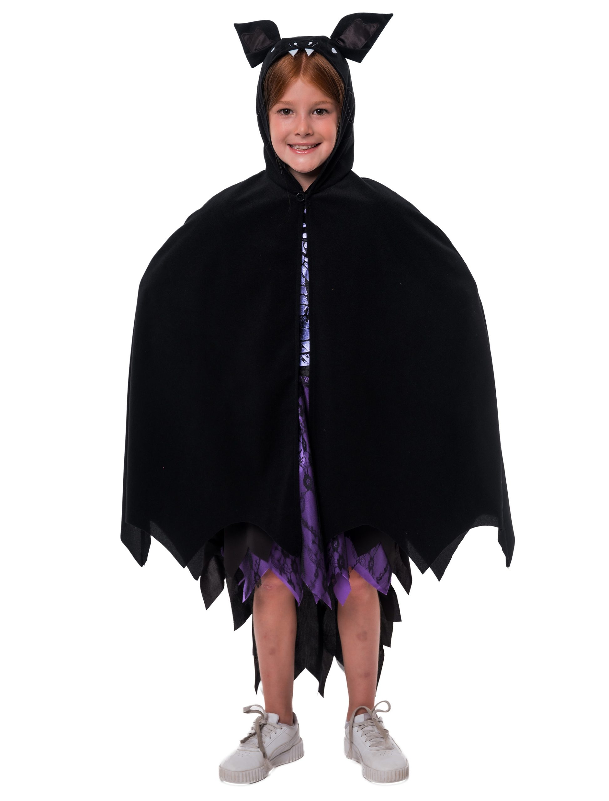 Cape Fledermaus mit Kapuze Kinder