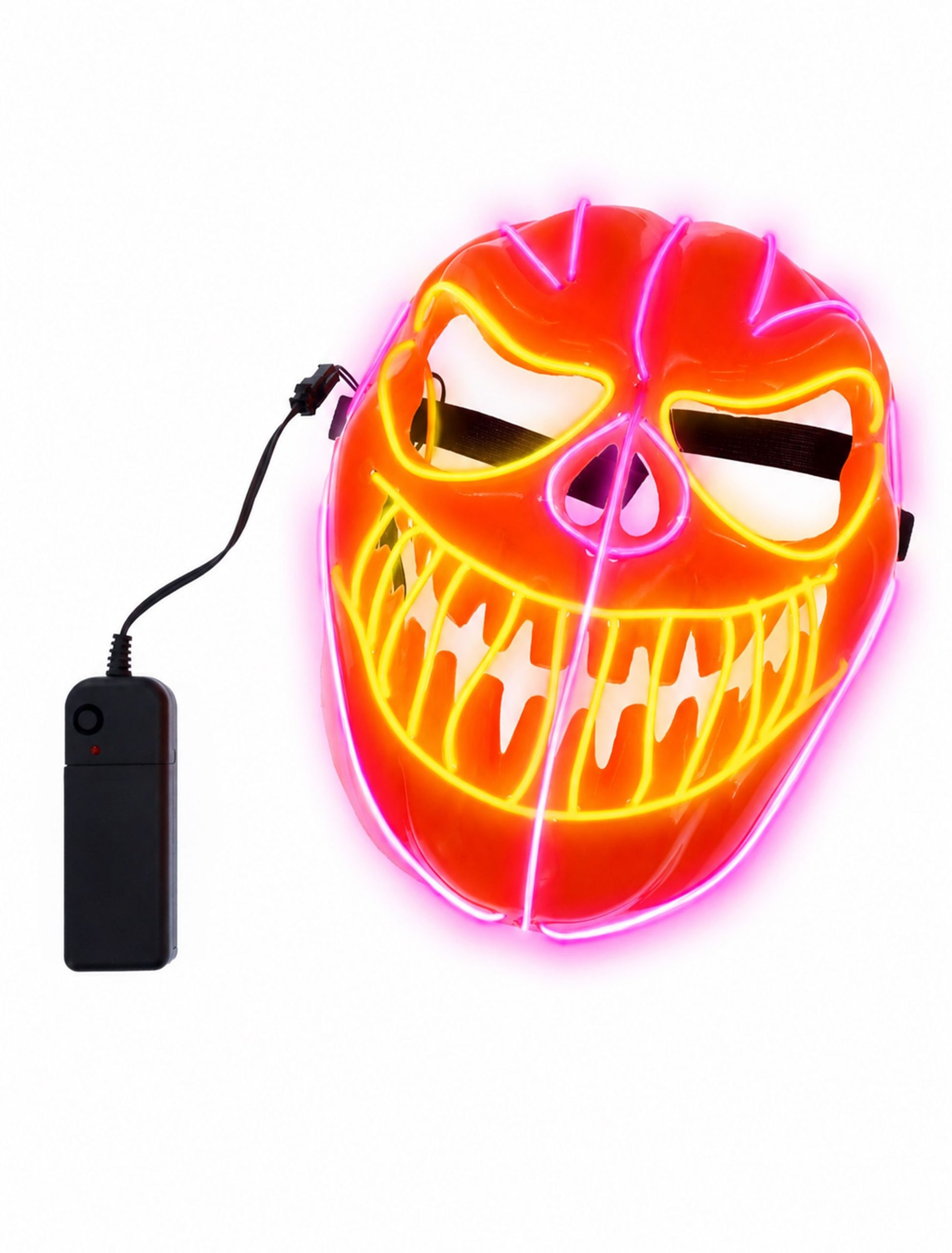 LED Maske Horror Kürbis