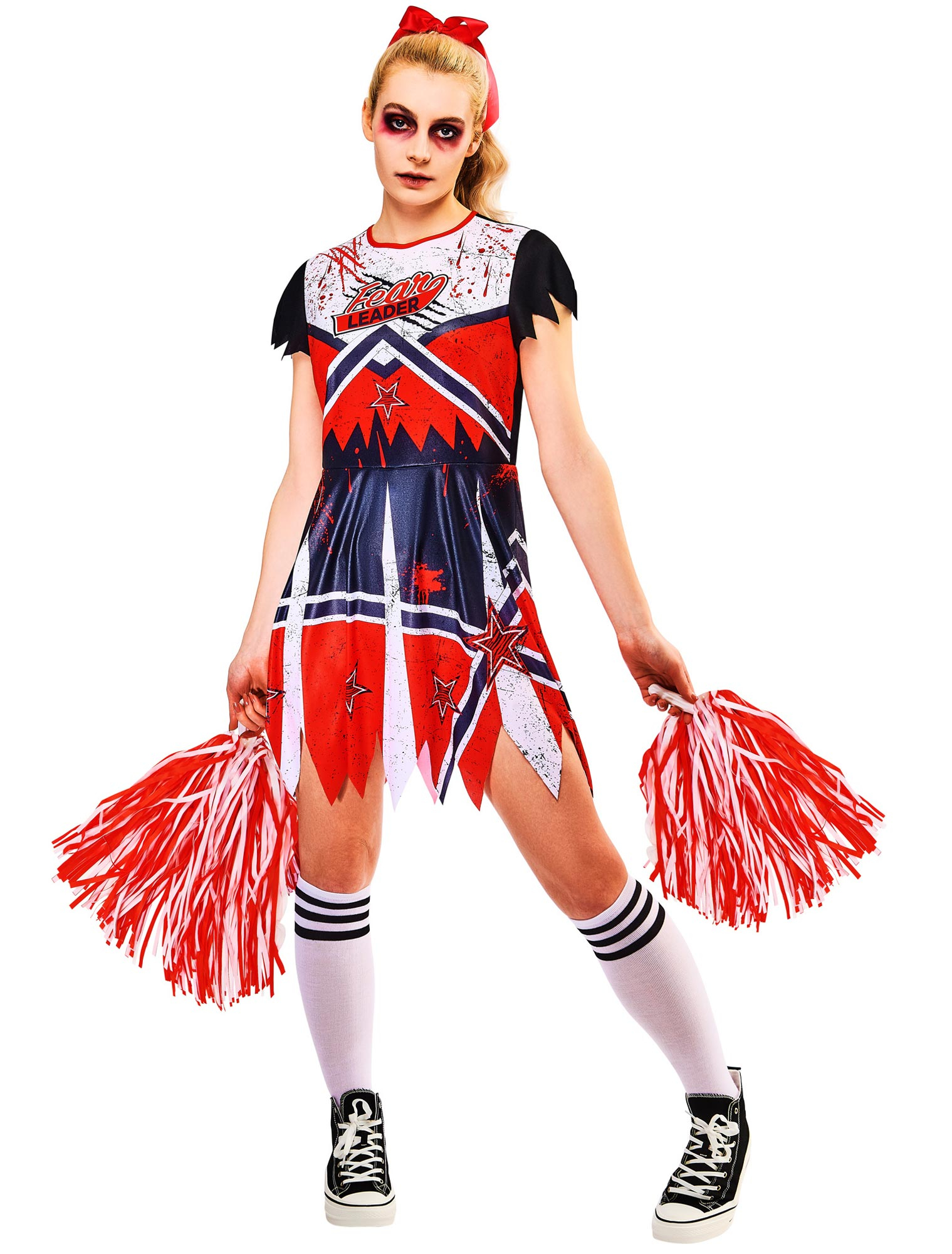 Kleid Zombie Cheerleader 2-tlg. Damen