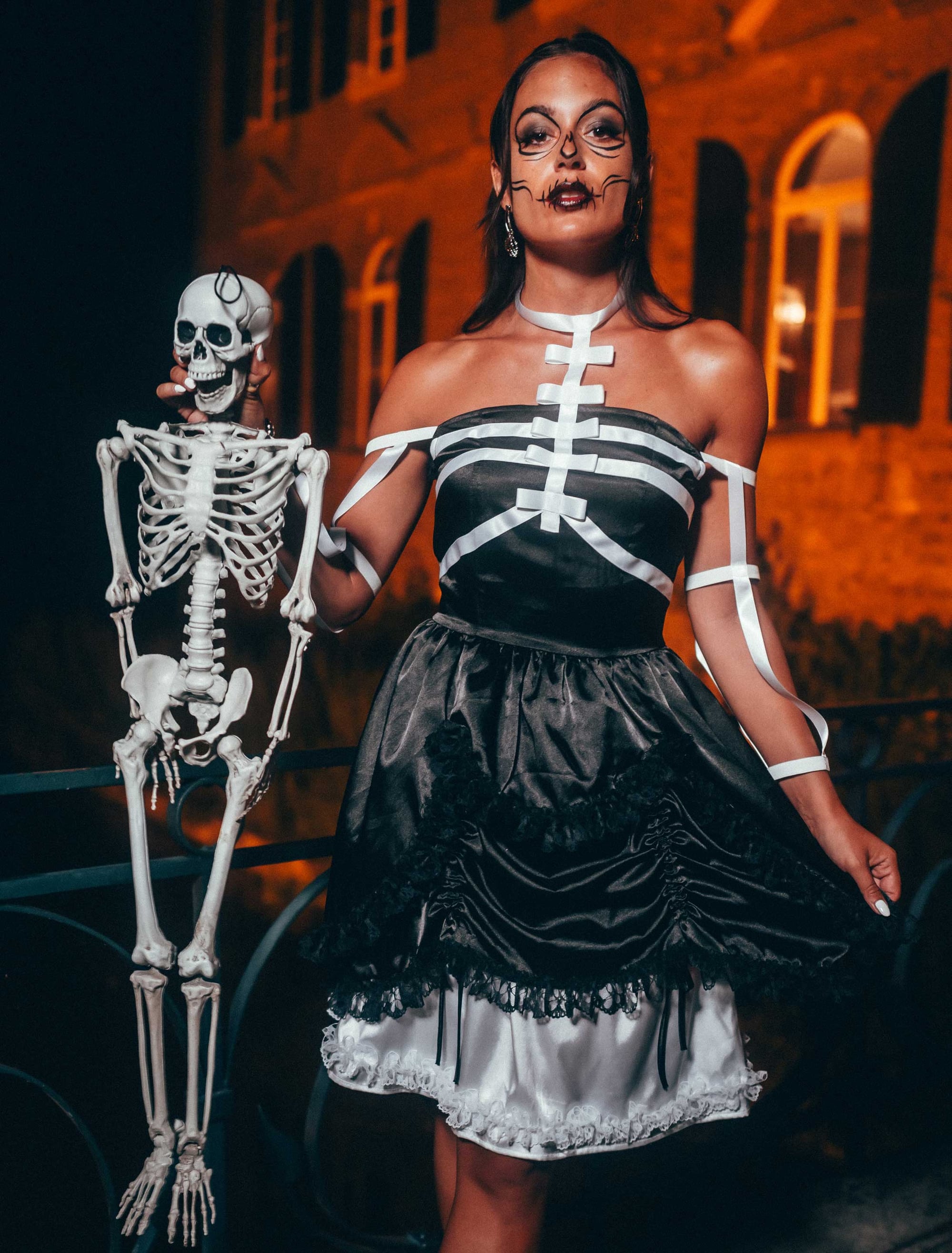 Kleid Skelett