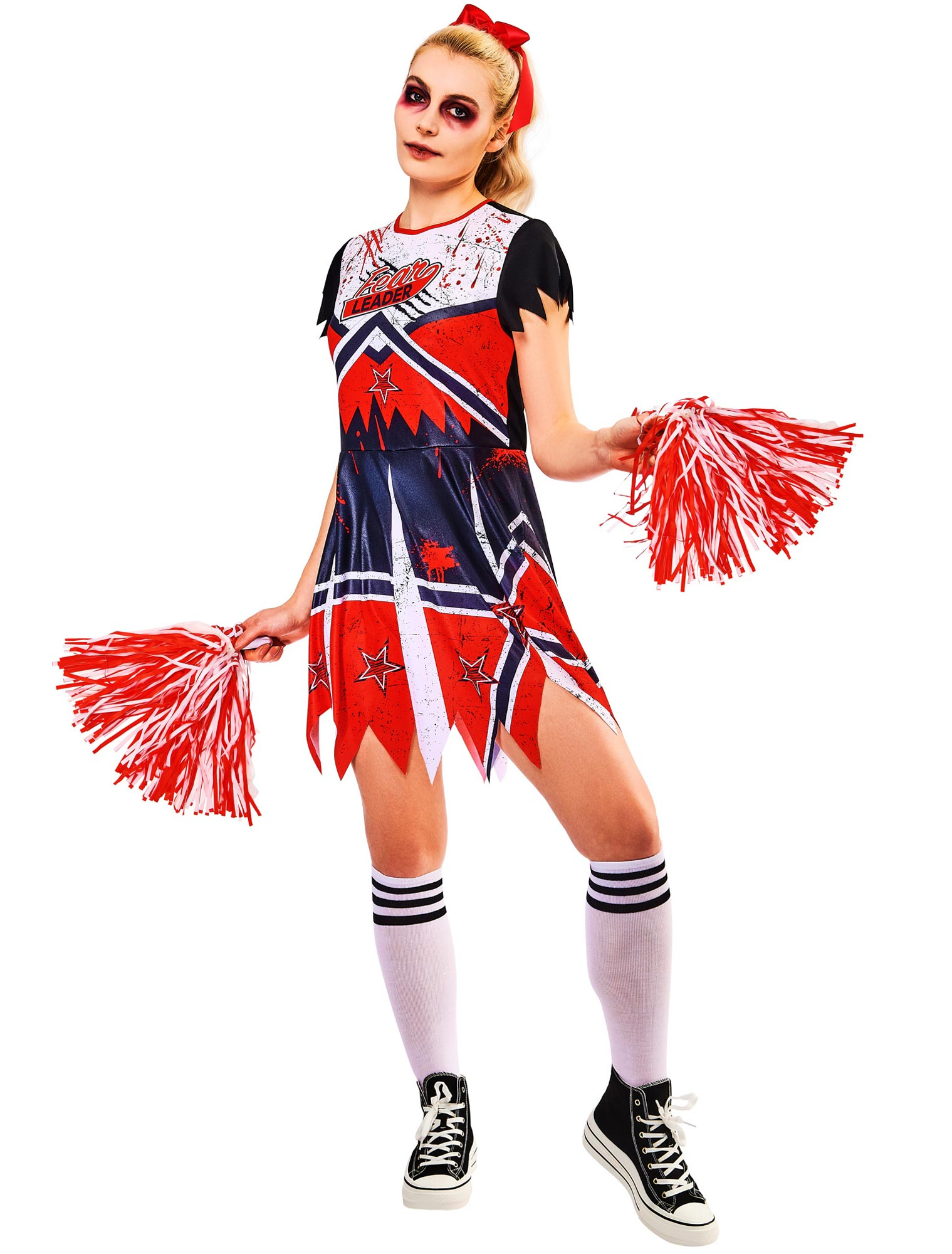 Kleid Zombie Cheerleader 2-tlg. Damen