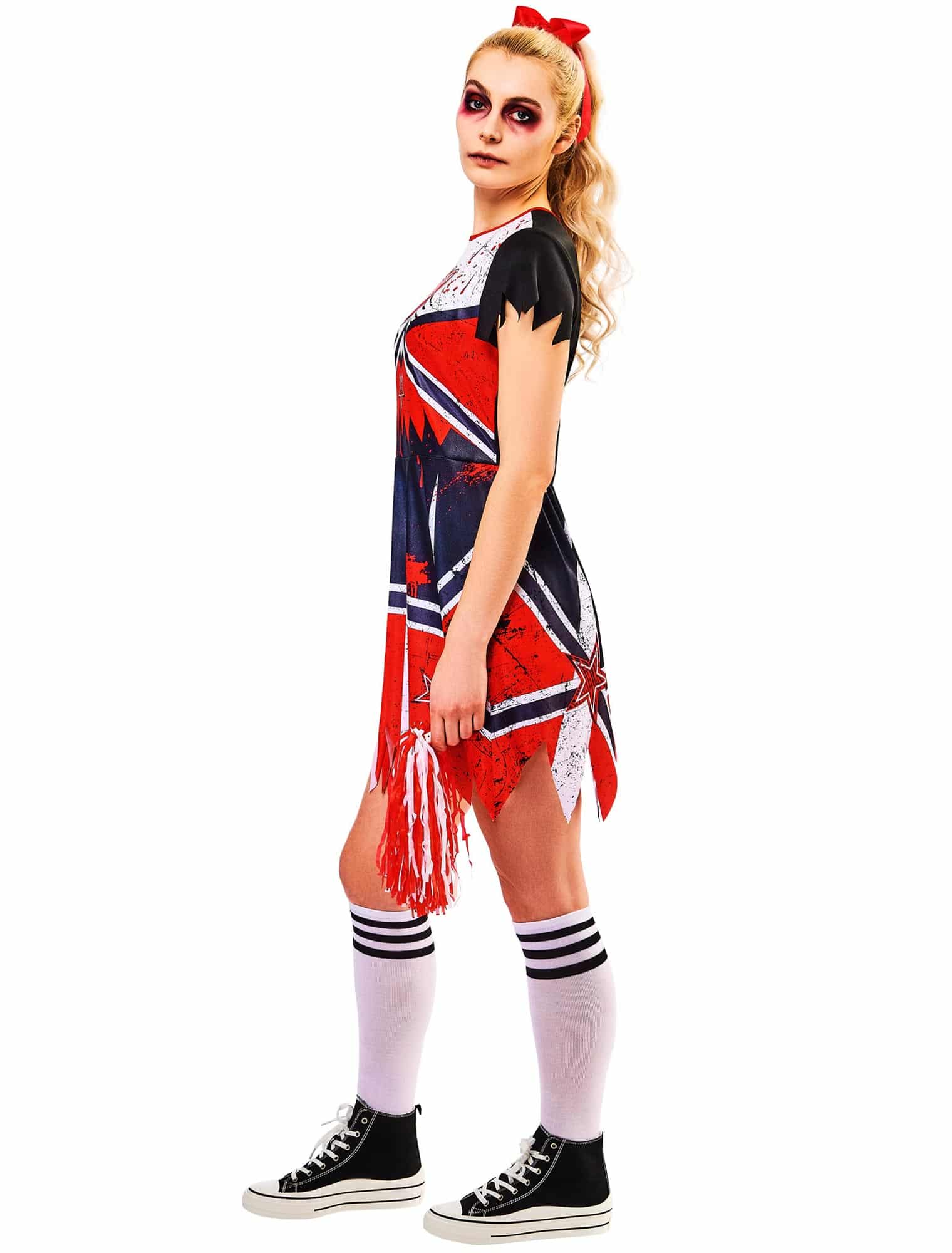 Kleid Zombie Cheerleader 2-tlg. Damen