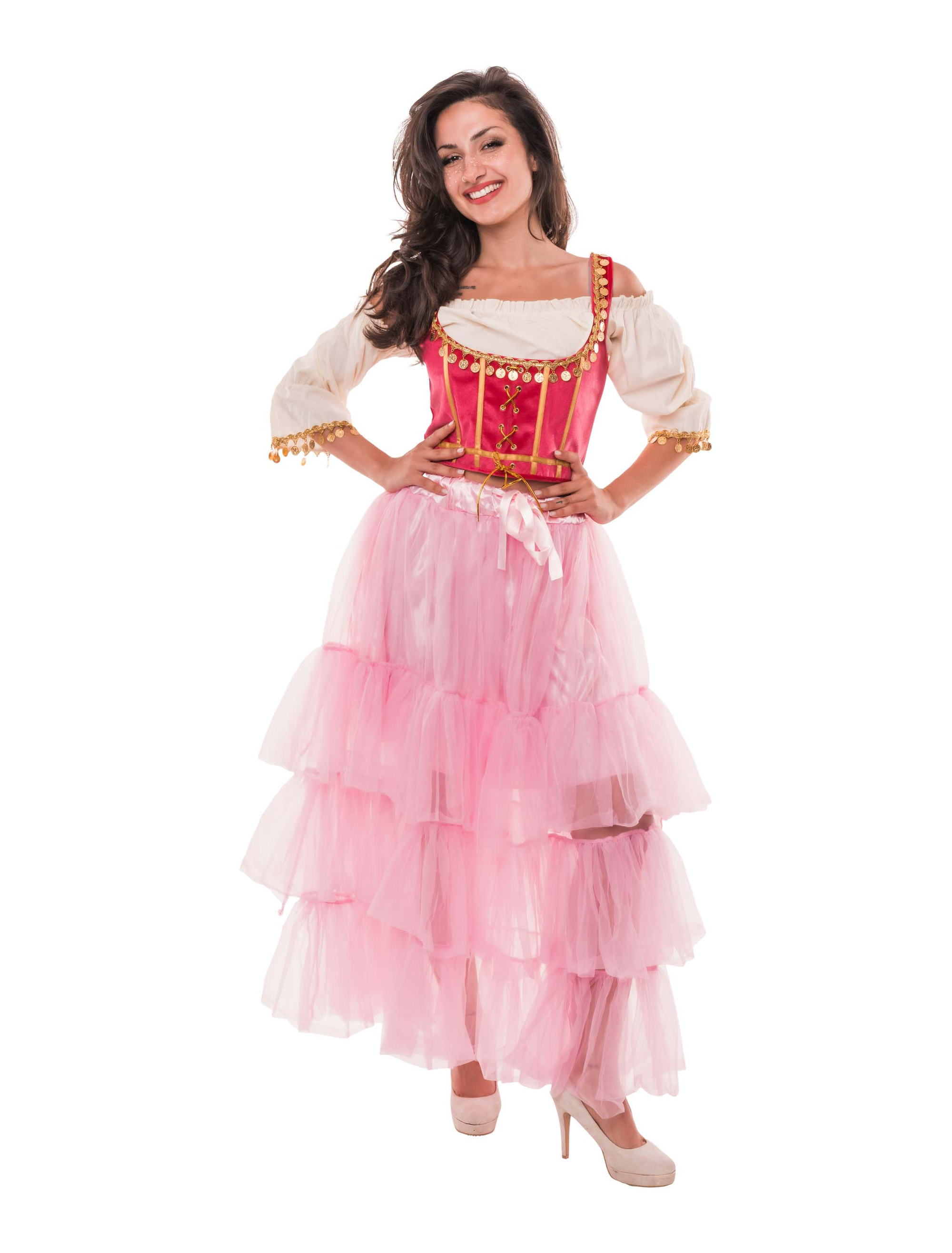 Bluse Wahrsagerin kurz Damen