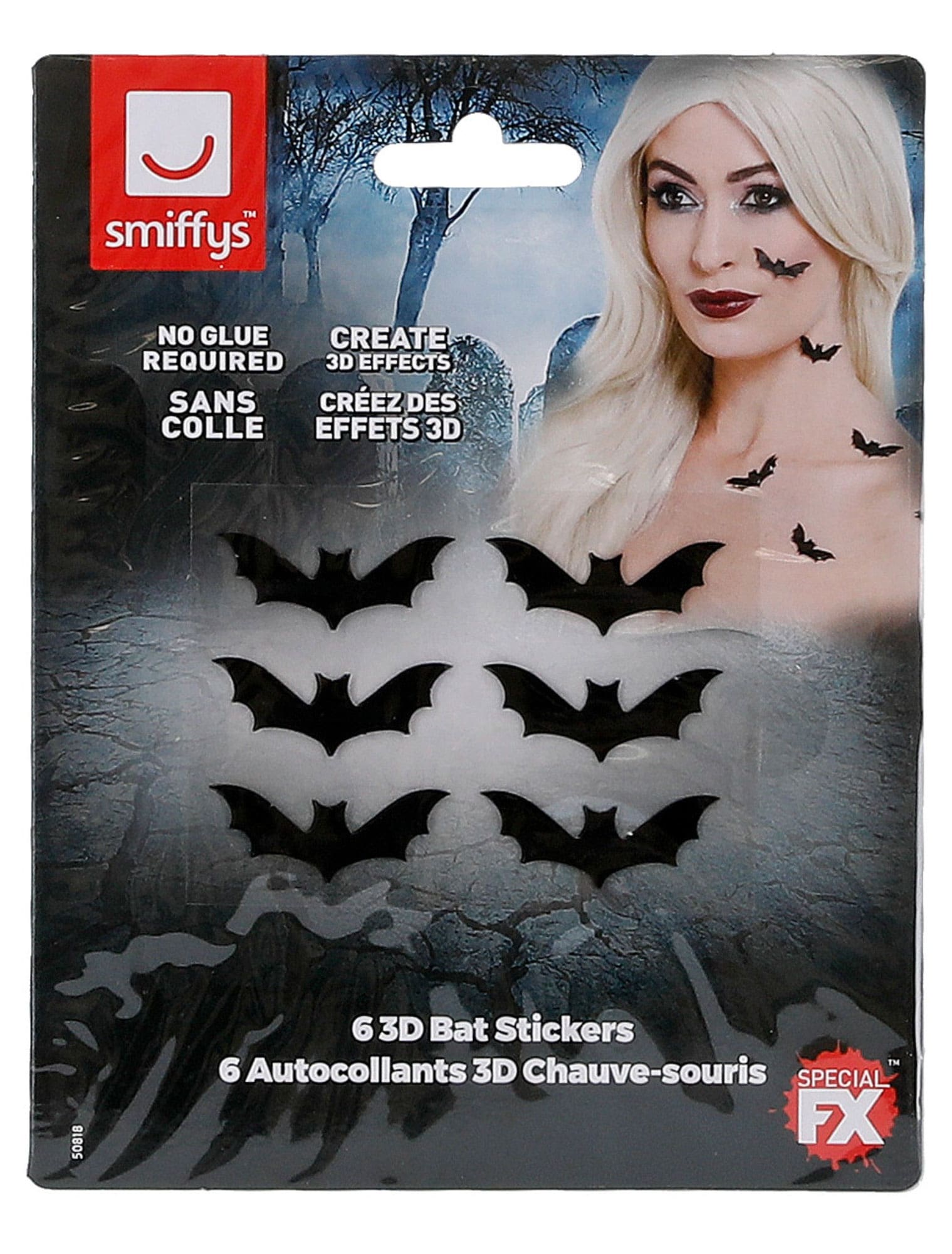Sticker Fledermaus 6 Stk.