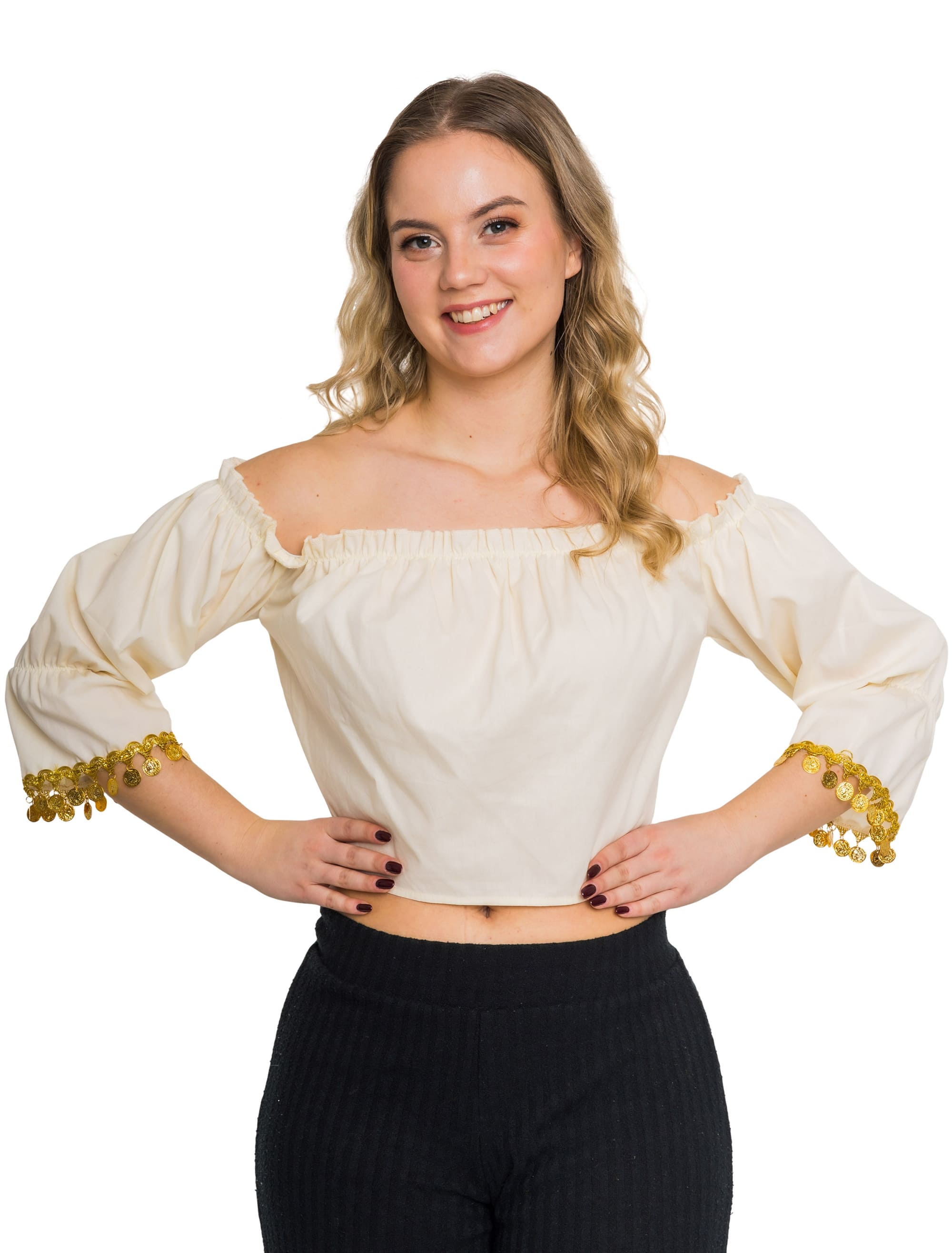 Bluse Wahrsagerin kurz Damen